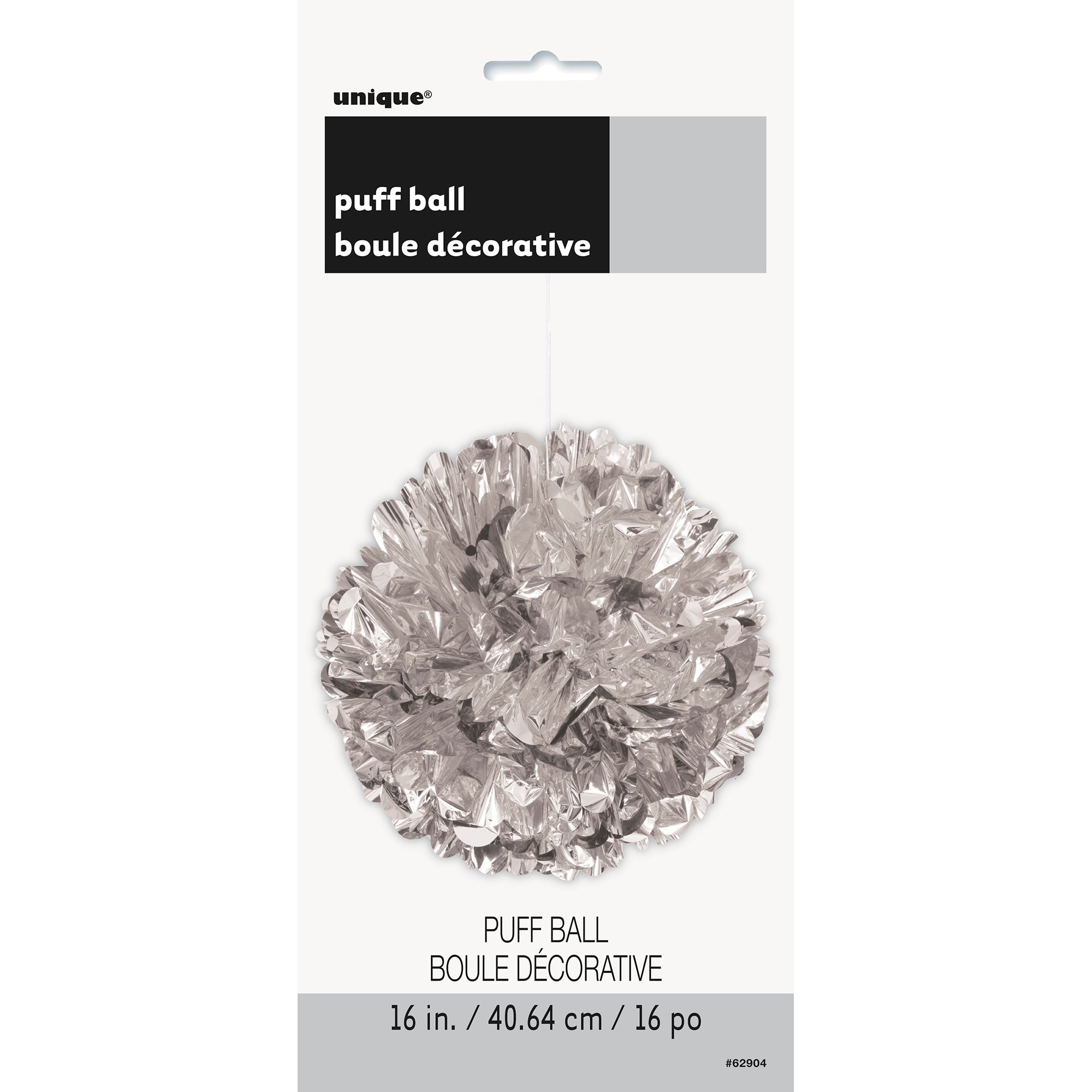 Puff Ball Foil Silver 16in