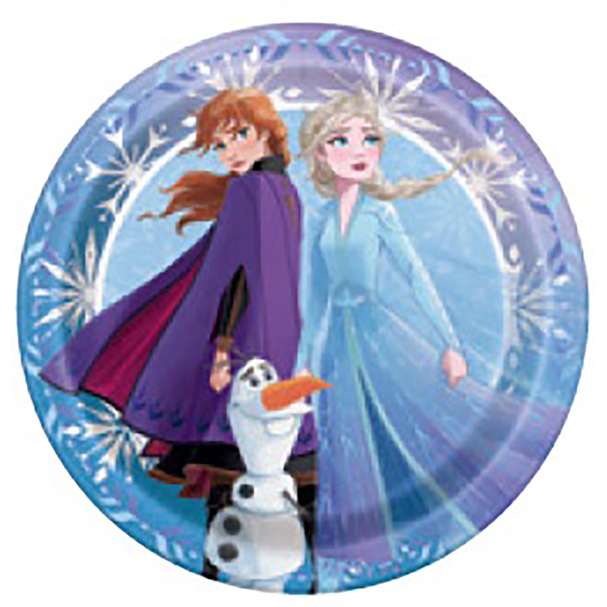 Frozen 2 8 Round Paper Plates 7in