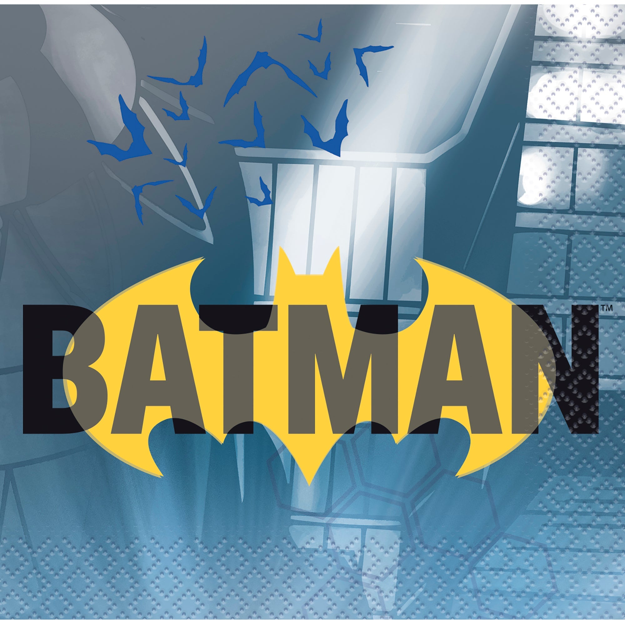 Batman 16 Beverage Napkins 9.75x9.75in