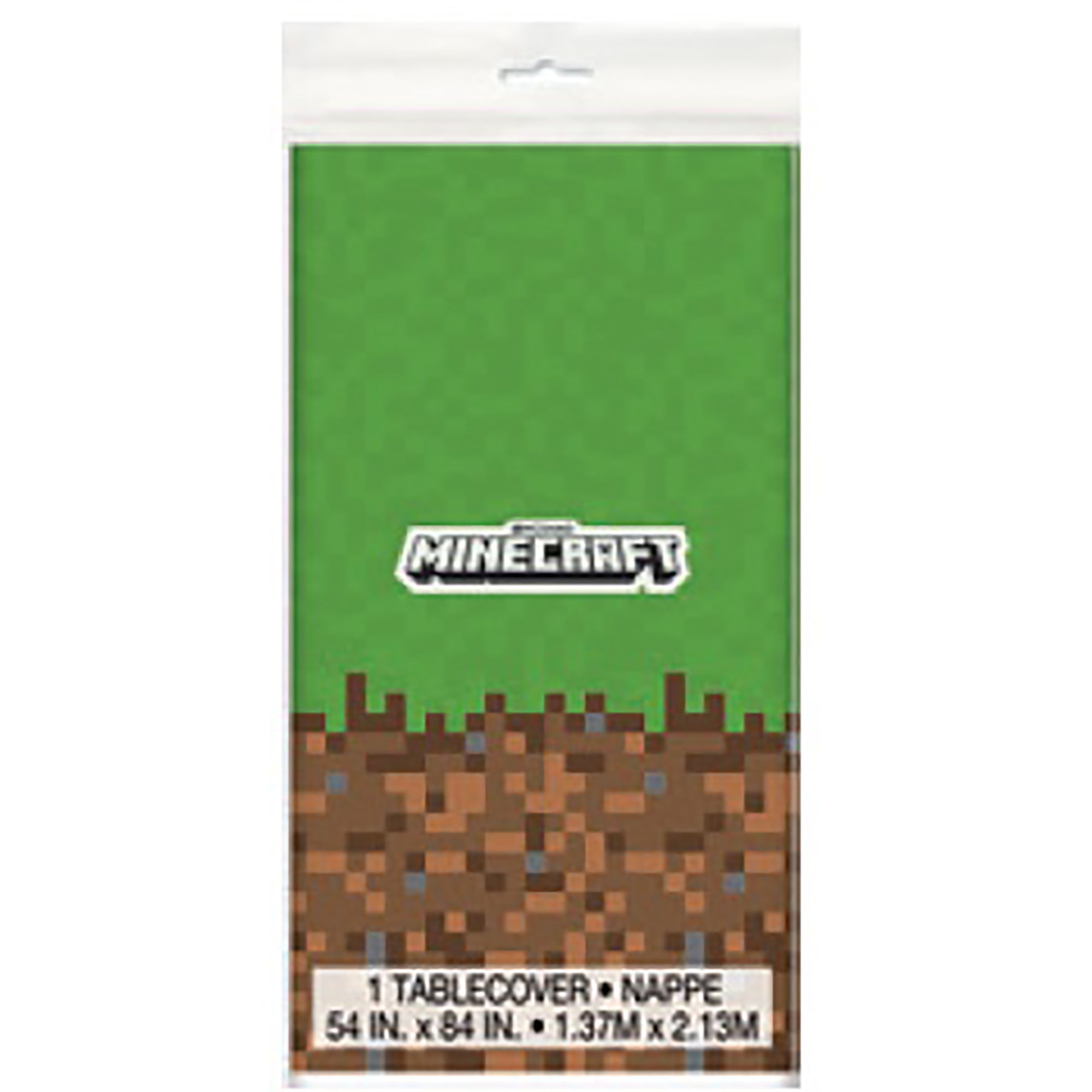 Minecraft Plastic Table Cover 54x84in