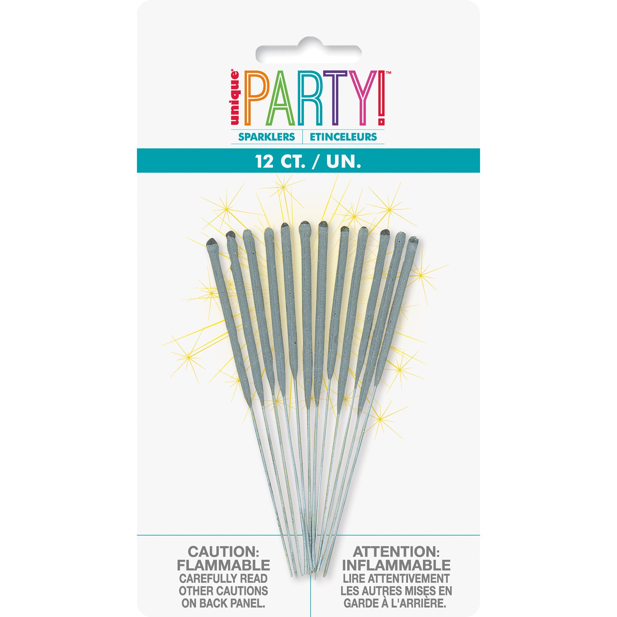 12 Party Sparklers 4in