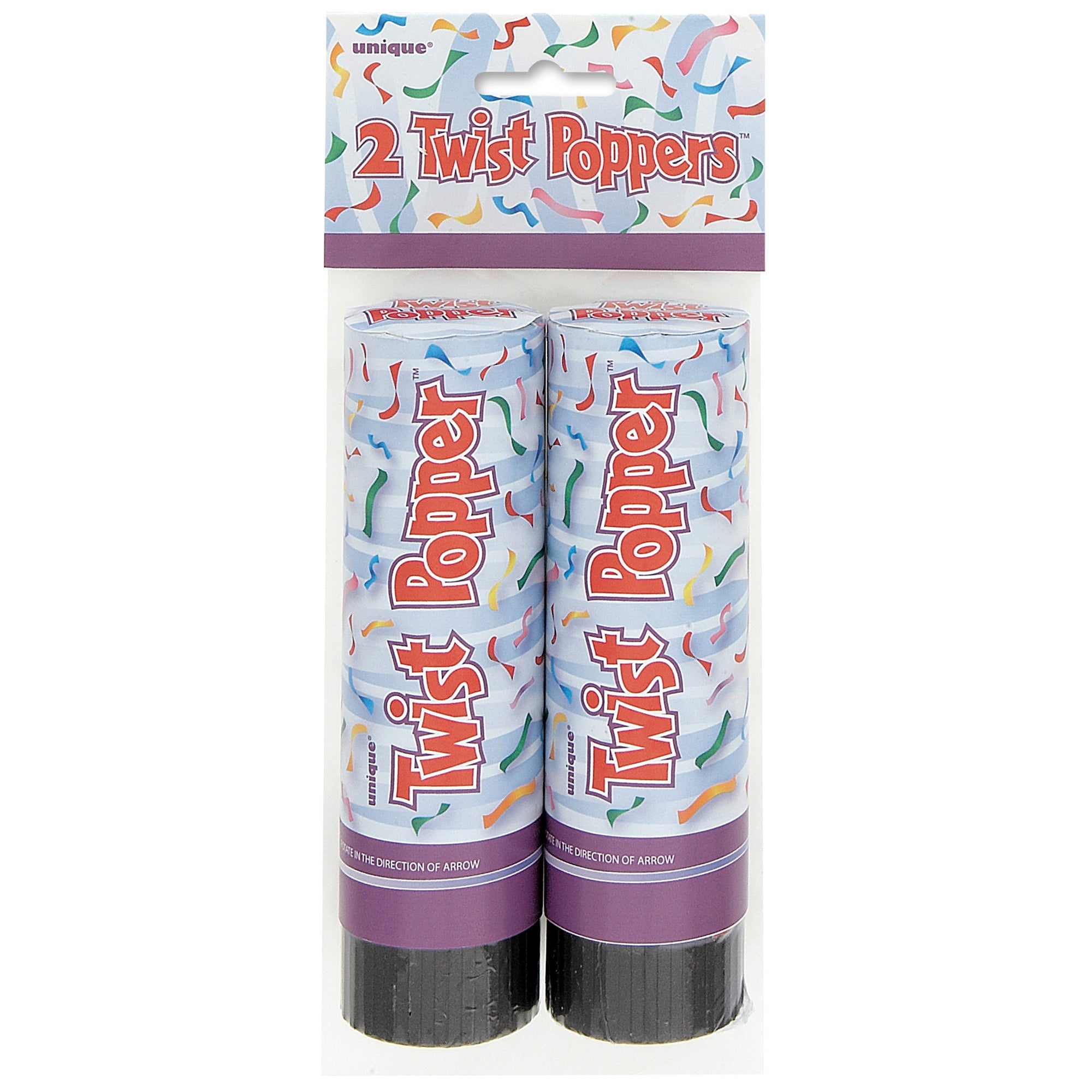2 Twist Poppers 6in
