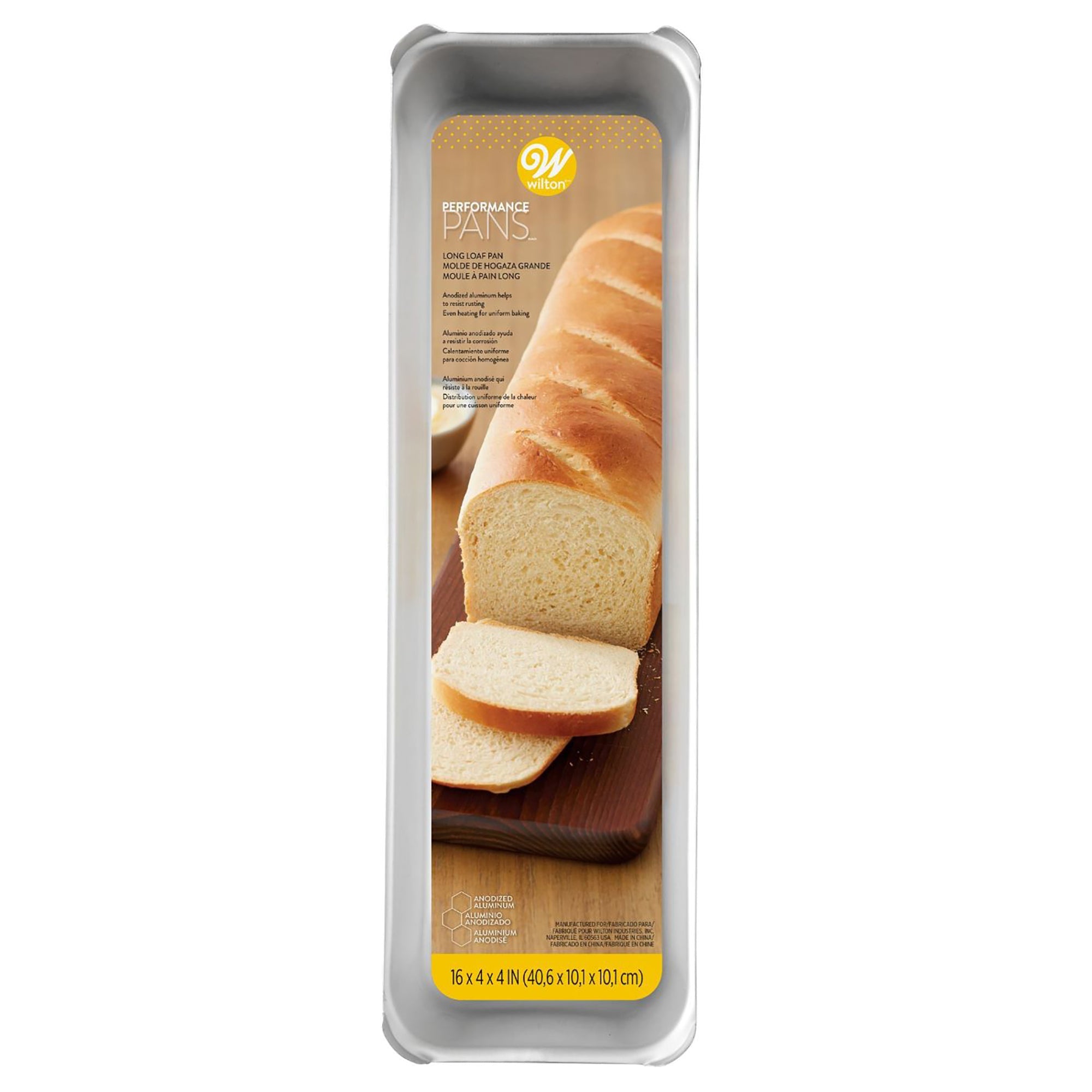 Wilton Long Loaf Pan Anodized Aluminium 16x4x4in