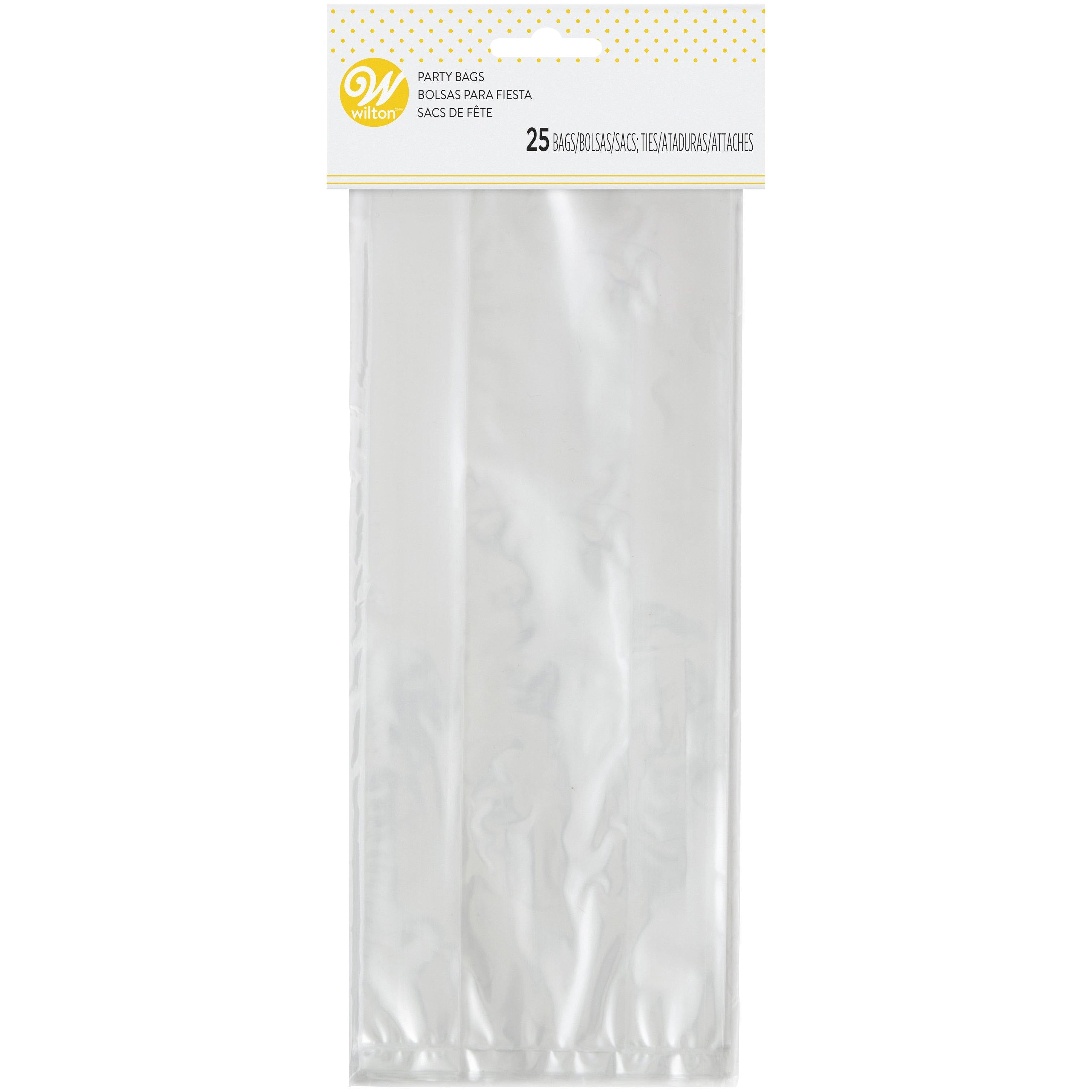 Wilton Bags Party 25 Count Clear W Ties E - Dollar Max Dépôt