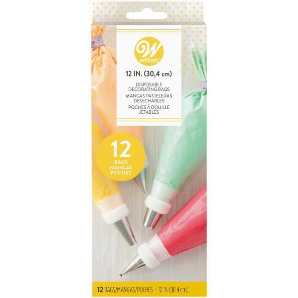 Wilton Icing Bags Disposable 12Pk Efs - Dollar Max Dépôt