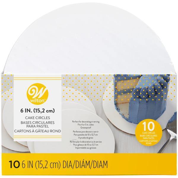 Wilton Cake Circles 6In 10Pk Efs - Dollar Max Dépôt