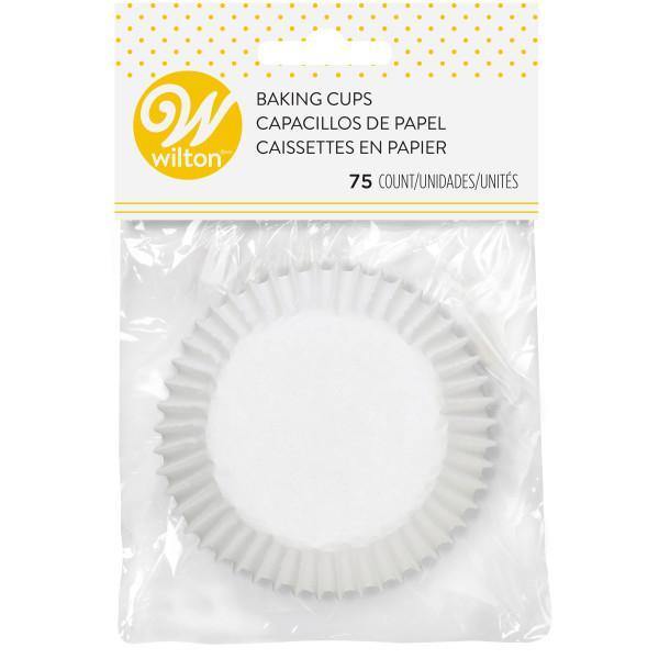 Wilton Baking Cups 75 Count Standard White Efs - Dollar Max Dépôt