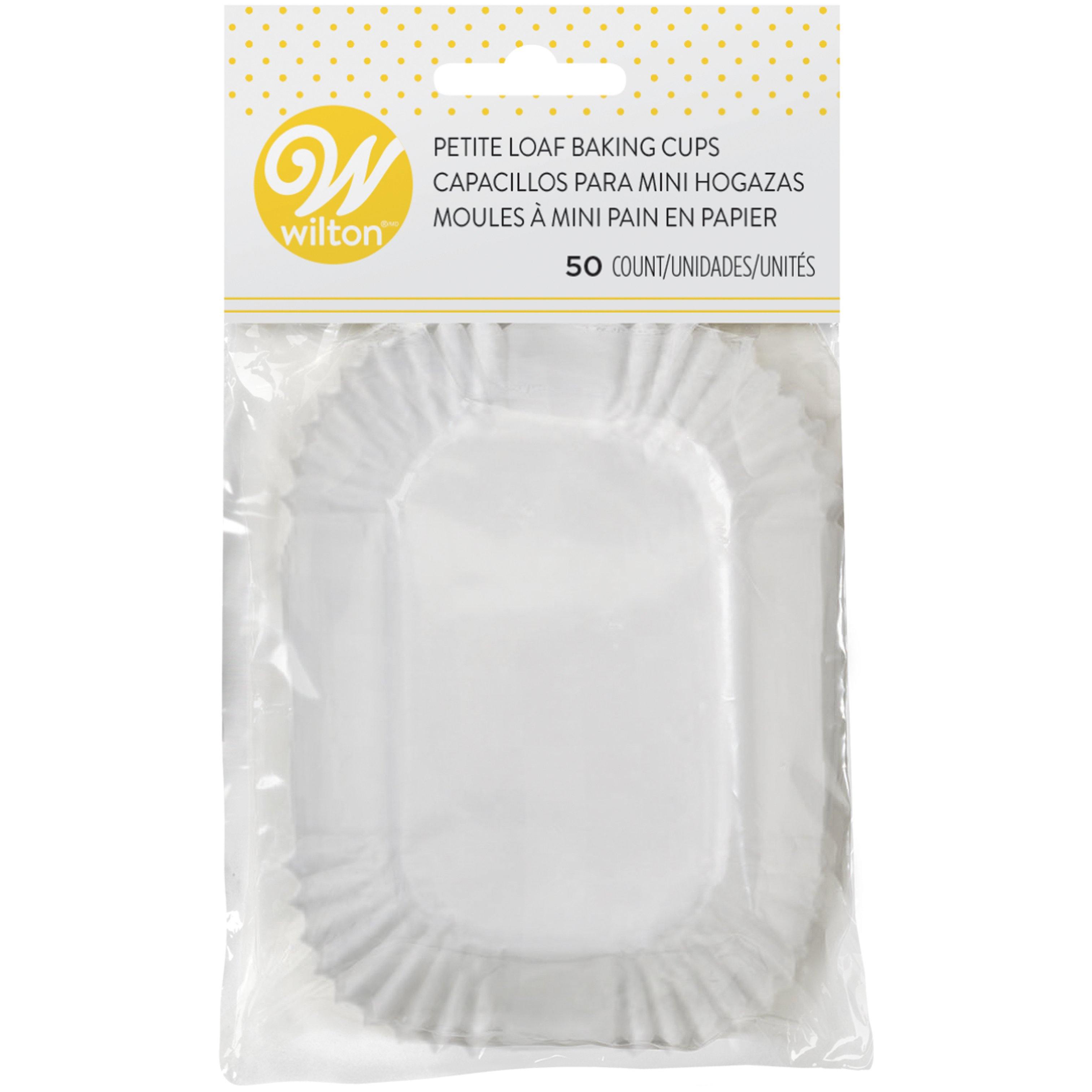 Wilton Loaf Cups 50 Count Petite White Ef - Dollar Max Dépôt