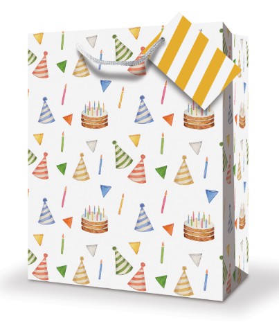 MillBrook Studio - Small Gift Bag Birthday 4" x 2.5" x 5.75"