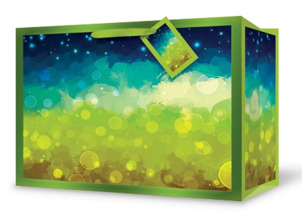 Rosedale Gift Bag - Birthday Horizontal Medium 9W x7H x4D in 