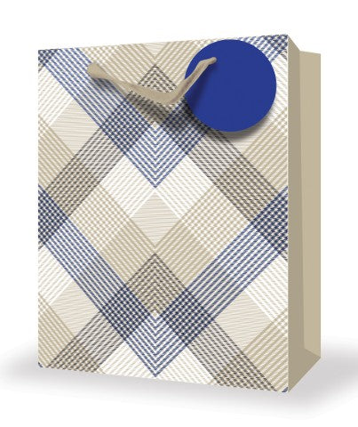 Rosedale Gift Bag - Masculine Large 10.5W x12.75H x 5.5D in