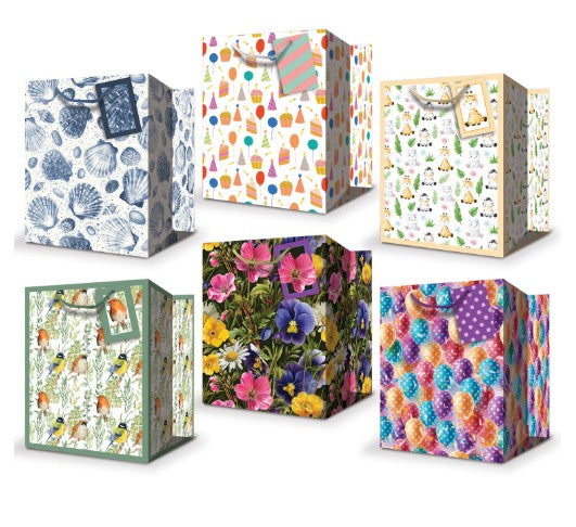 MillBrook Studio - Extra Wide Large Gift Bag 13" x 10" x 10"
