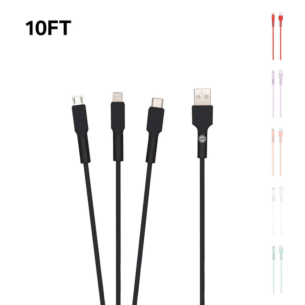 Connect 3 in 1 Heavy Duty High Speed Cable 10ft  VRT 