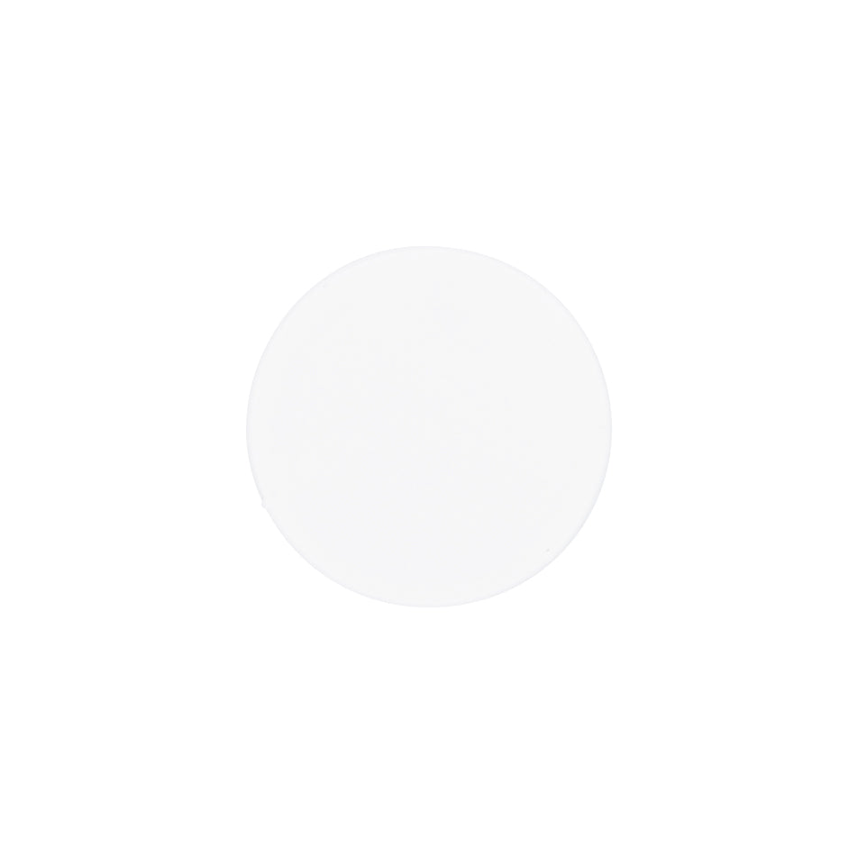 Adhesive Button Style Grip Knob - White 1.5in