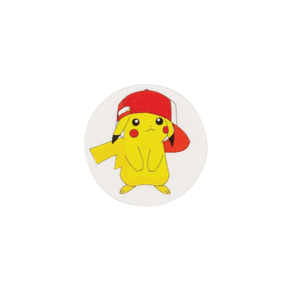 Adhesive Button Style Grip Knob - Pikachu 1.5in