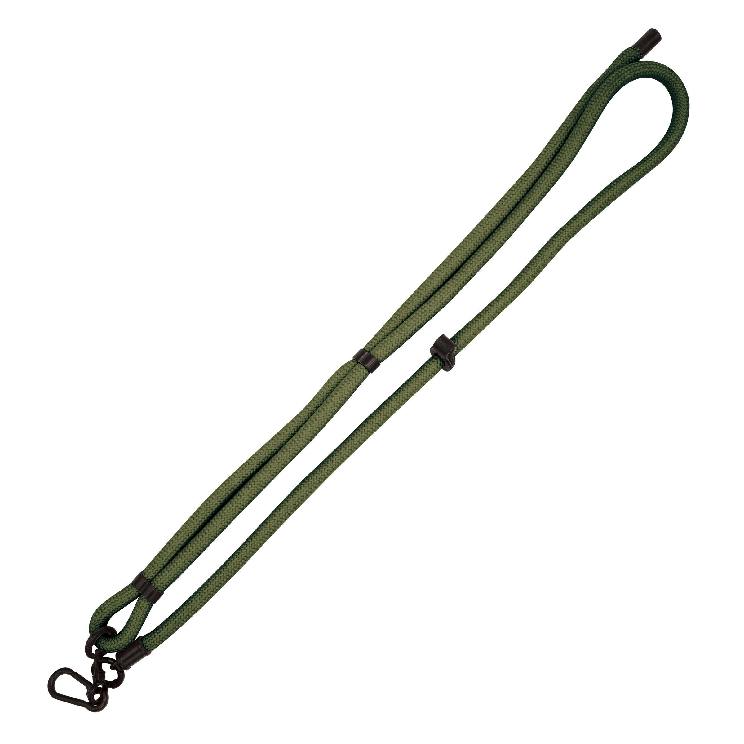 Cross Body Lanyard - Bungee Cord Style #11 Olive Green 1.5m