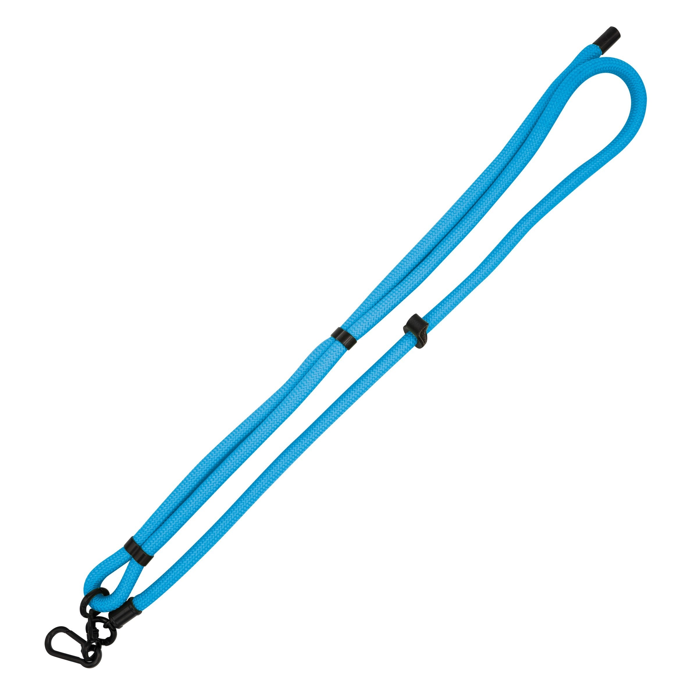 Cross Body Lanyard - Bungee Cord Style #3 Blue 1.5m