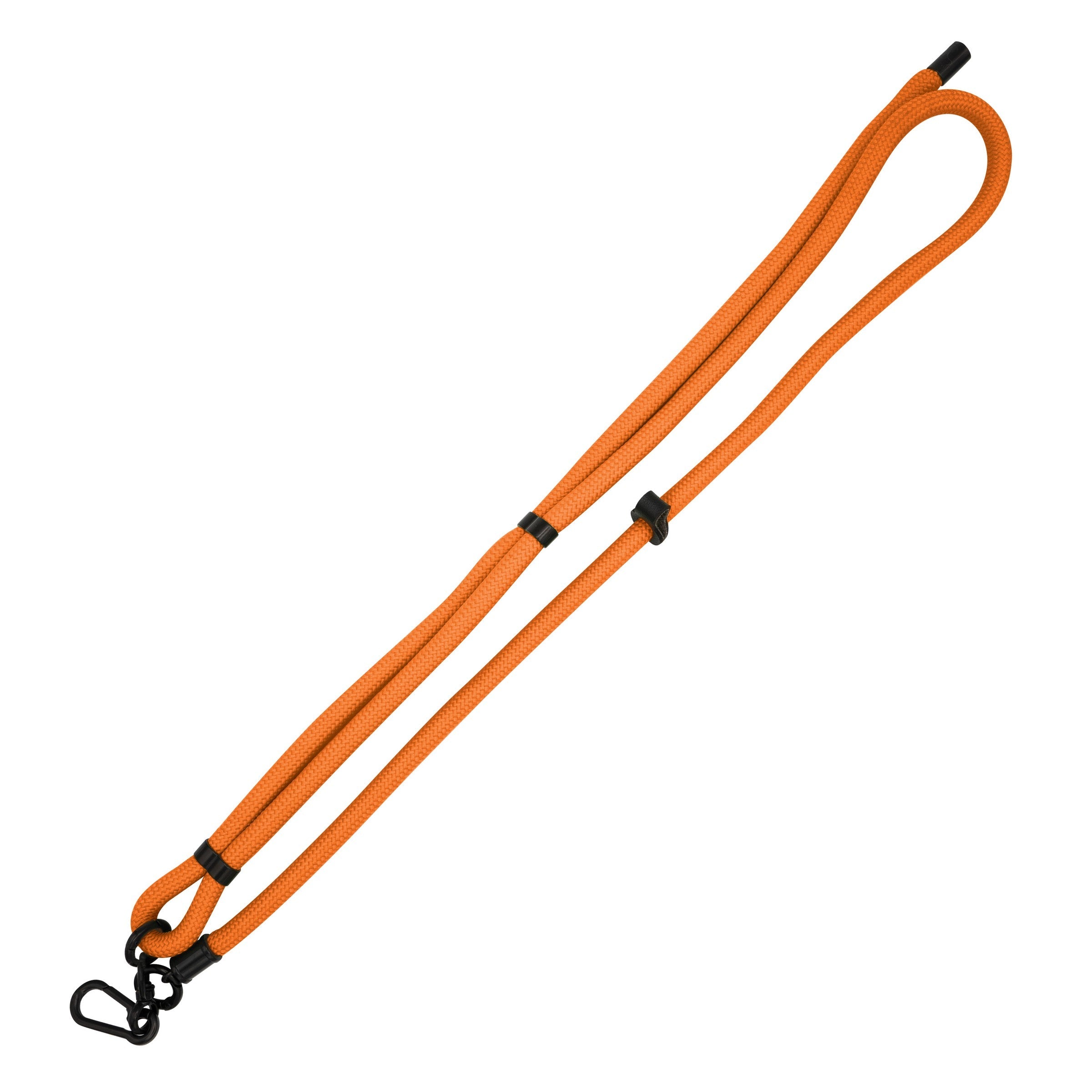 Cross Body Lanyard - Bungee Cord Style #5 Orange 1.5m