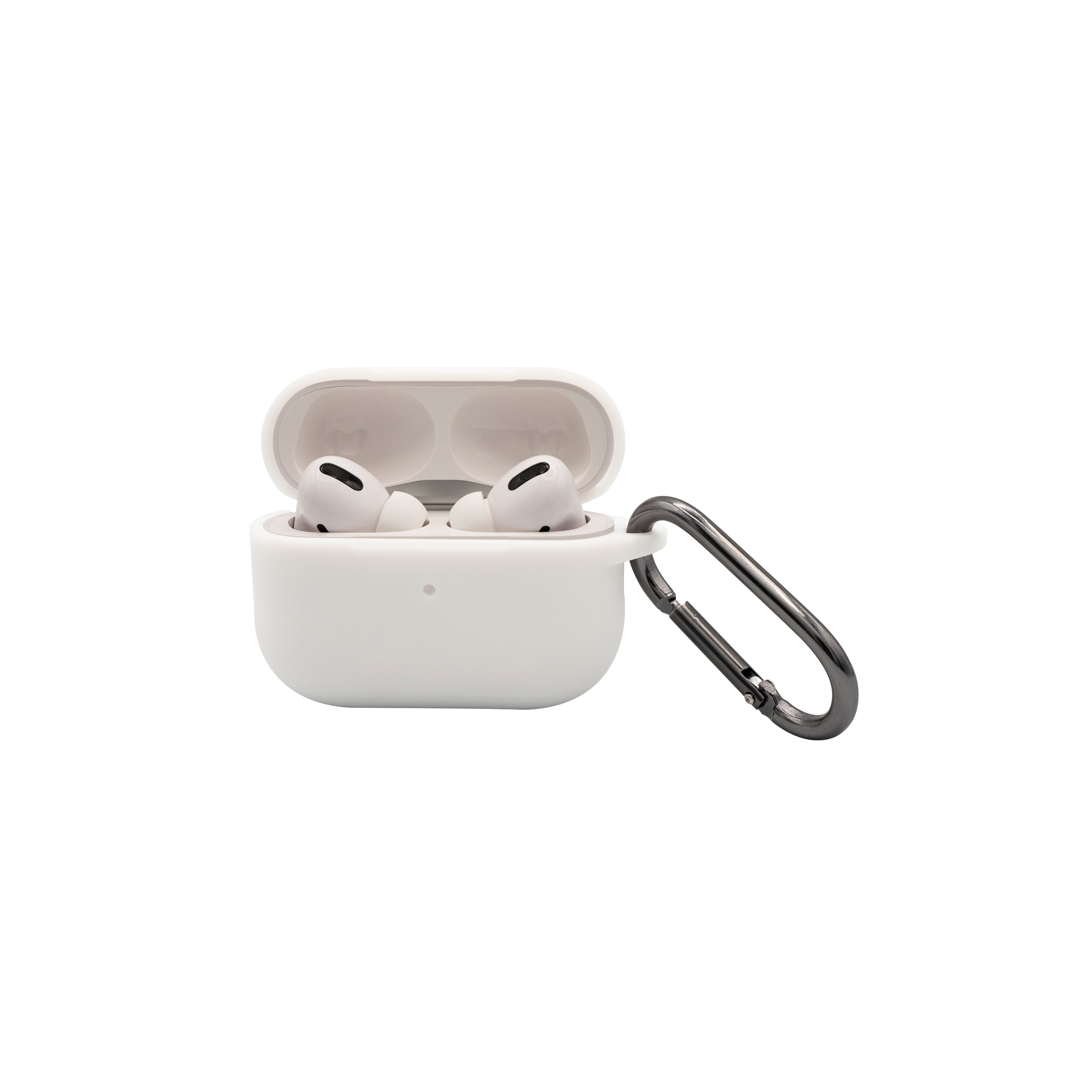 Airpod PRO 2 White Casing with Carabiner