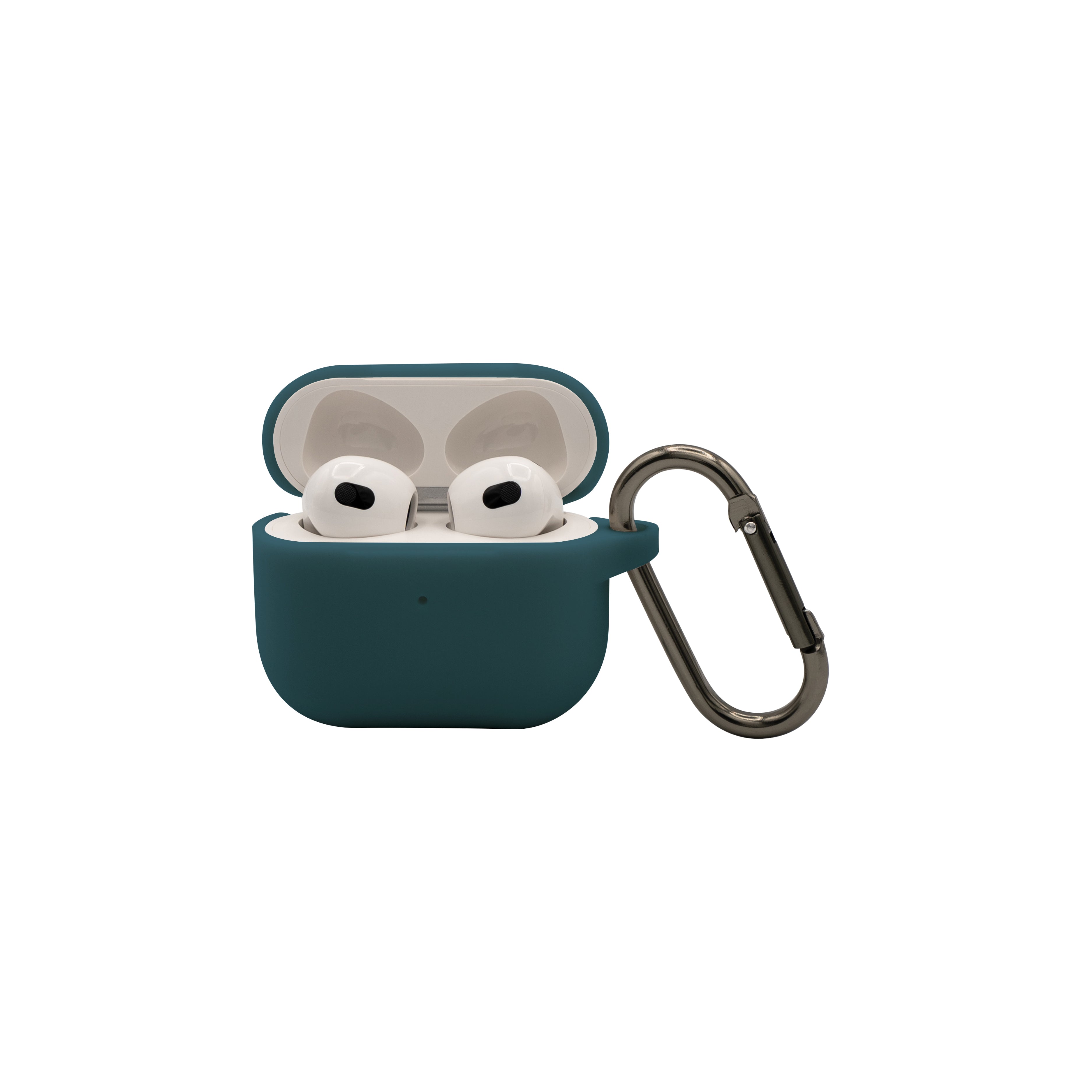 Airpod 3 Dark Green Casing with Carabiner