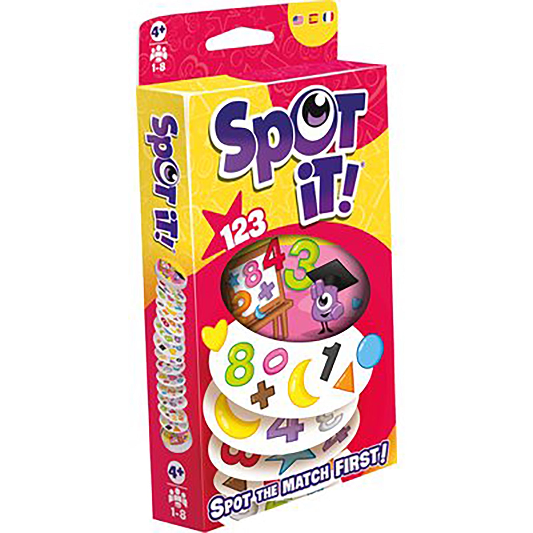 Spot It! 1,2,3 - Multilingual 4+