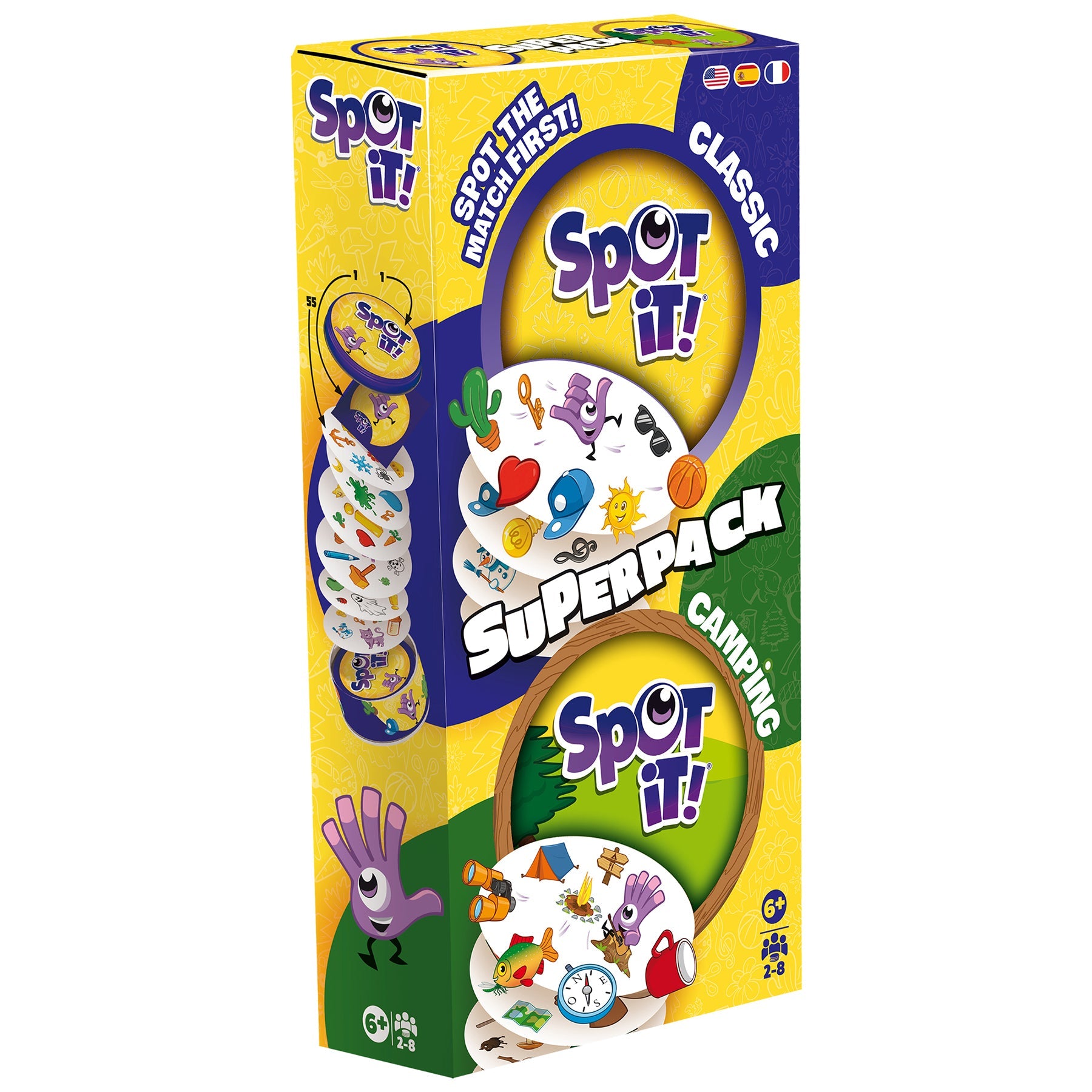 Spot it! Classic and Camping - Multilingual 6+