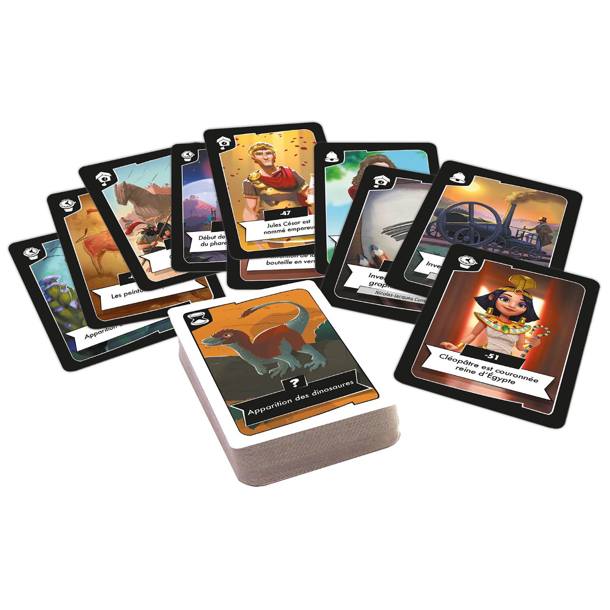 Timeline Twist - Jeu de Cartes - Version Française 8+