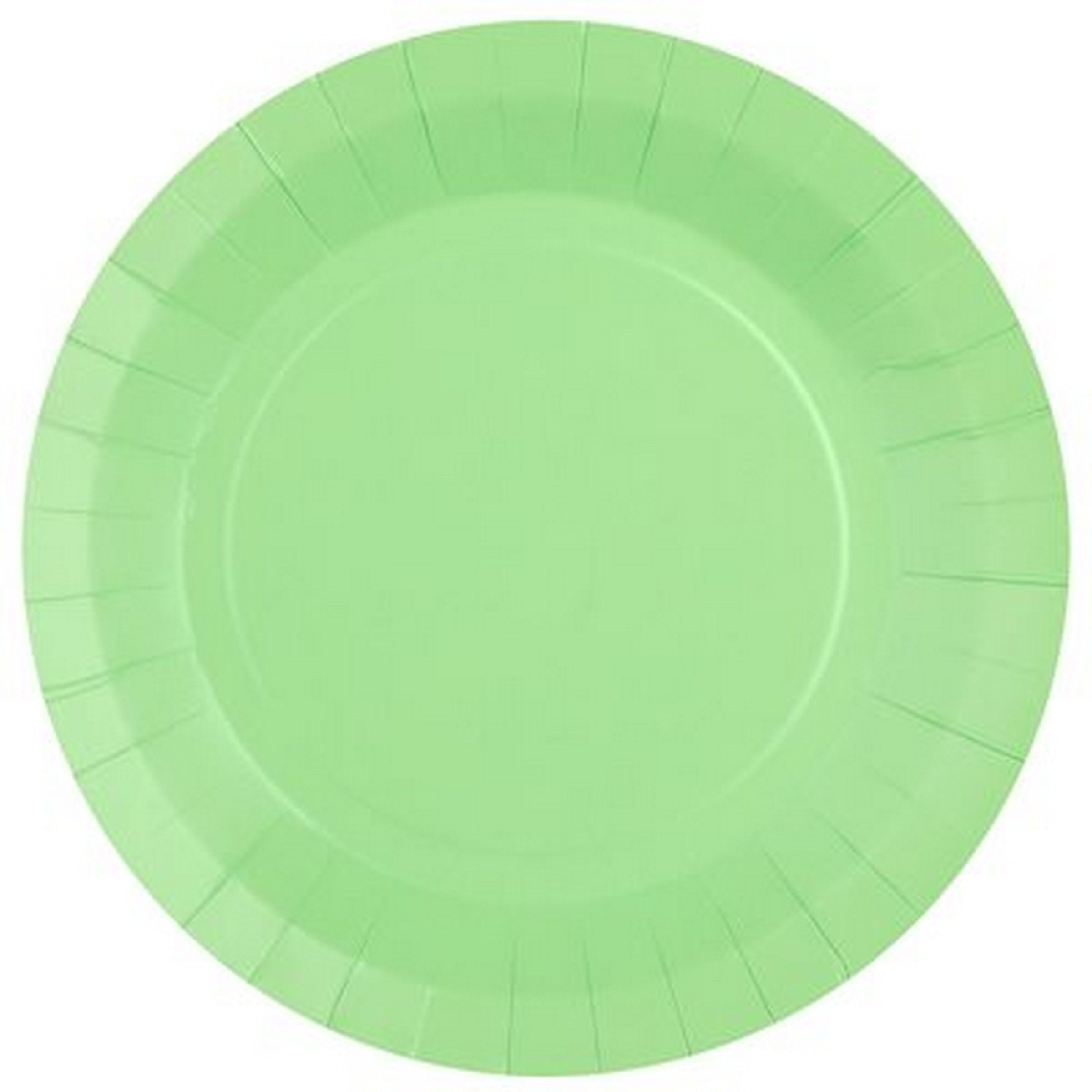 Rainbow Collection 10 Round Mint Plates - Natural Fibers - Biodegradable 9in 