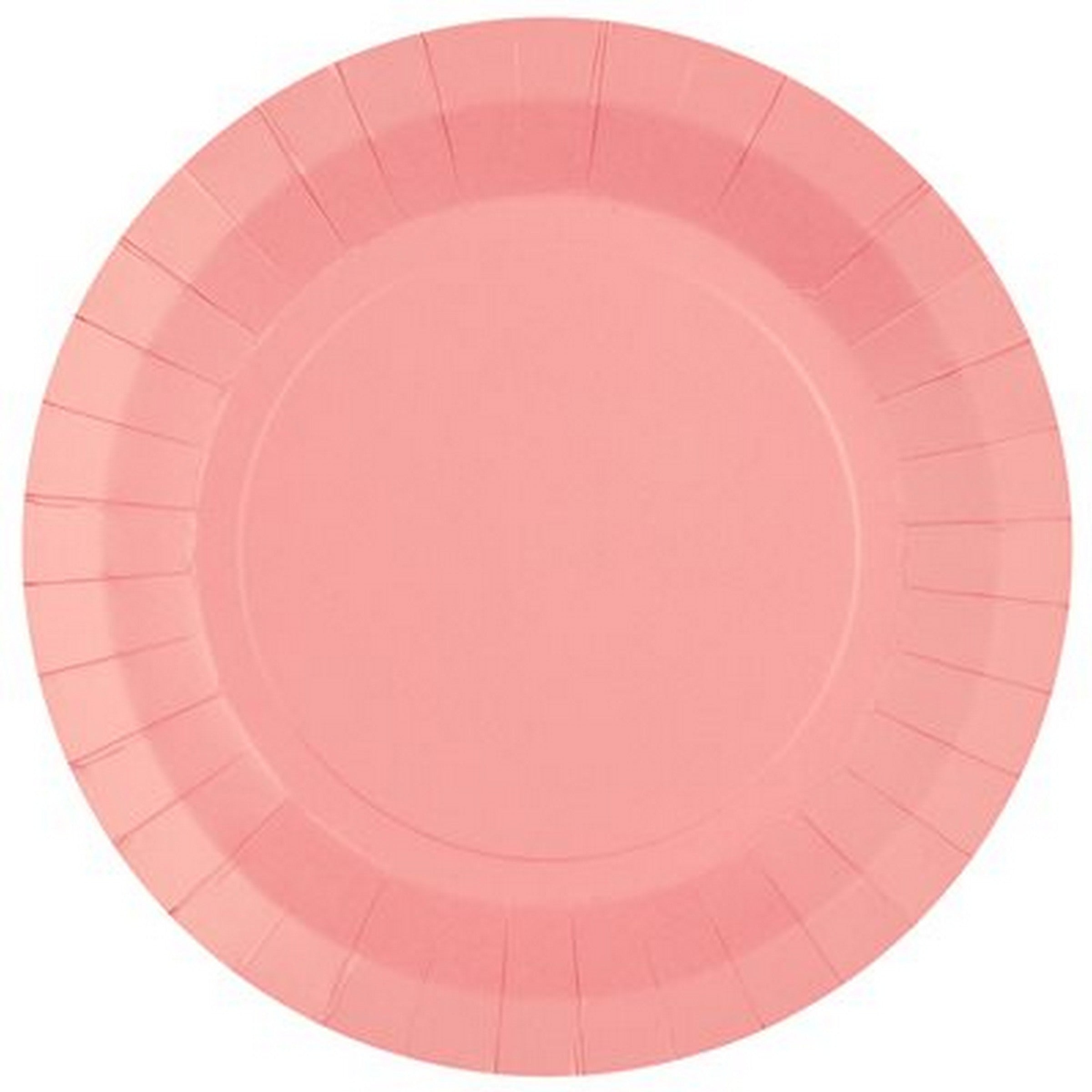 Rainbow Collection 10 Round Dark Pink Plates - Natural Fibers - Biodegradable 9in  