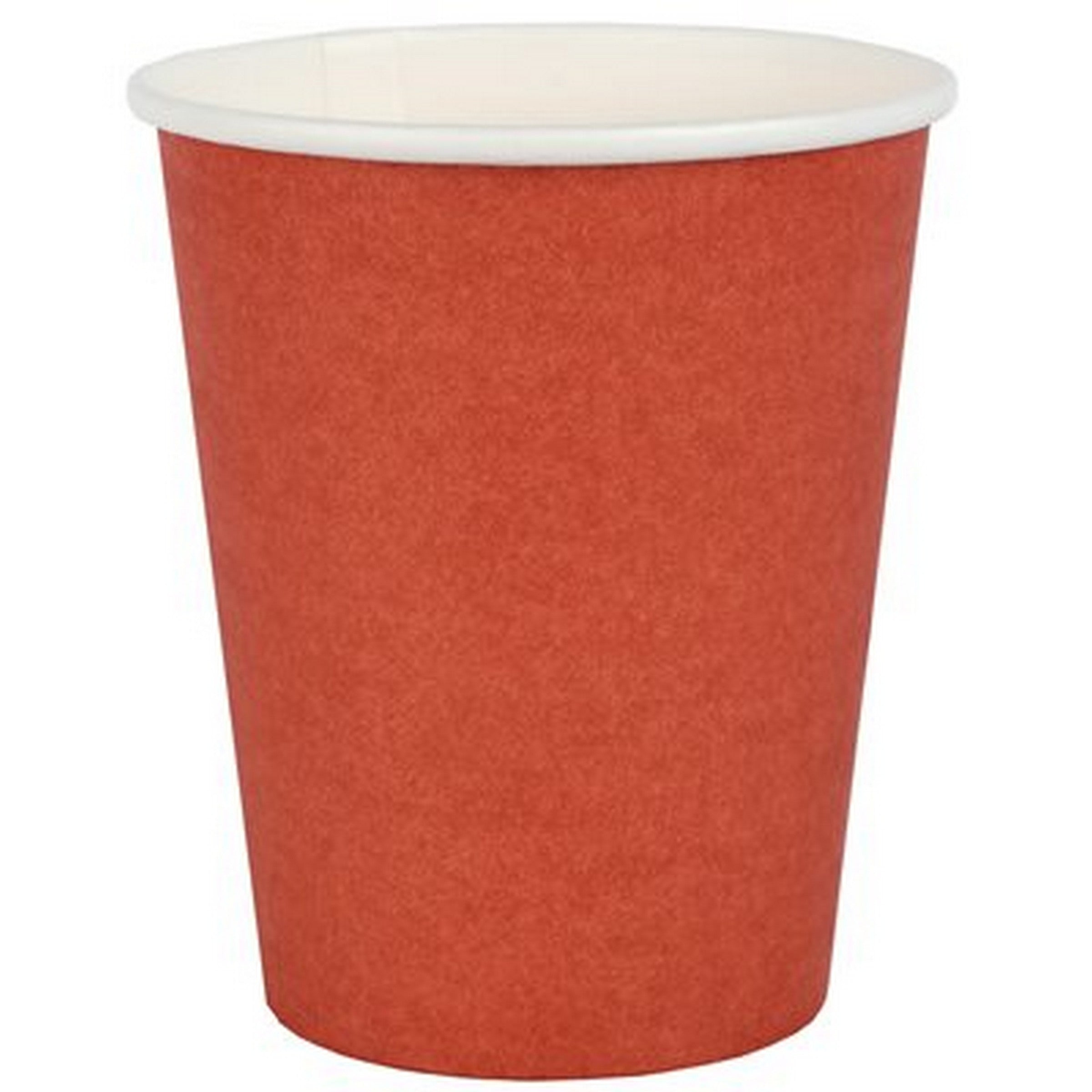 Rainbow Collection 10 Terracotta Paper Cups 8.5oz