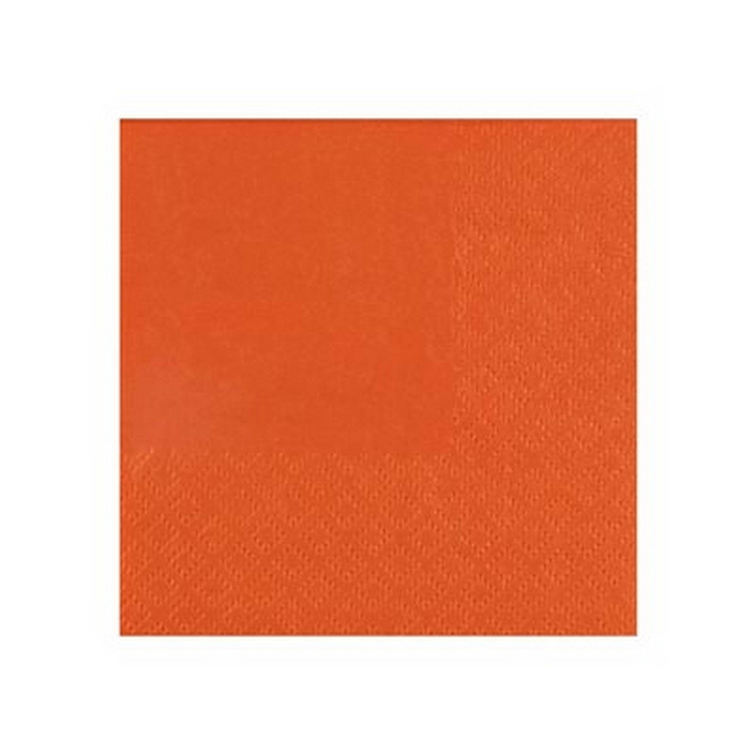 Rainbow Collection 25 Orange Cocktail Napkins - 3 Ply 8.3x7.9in