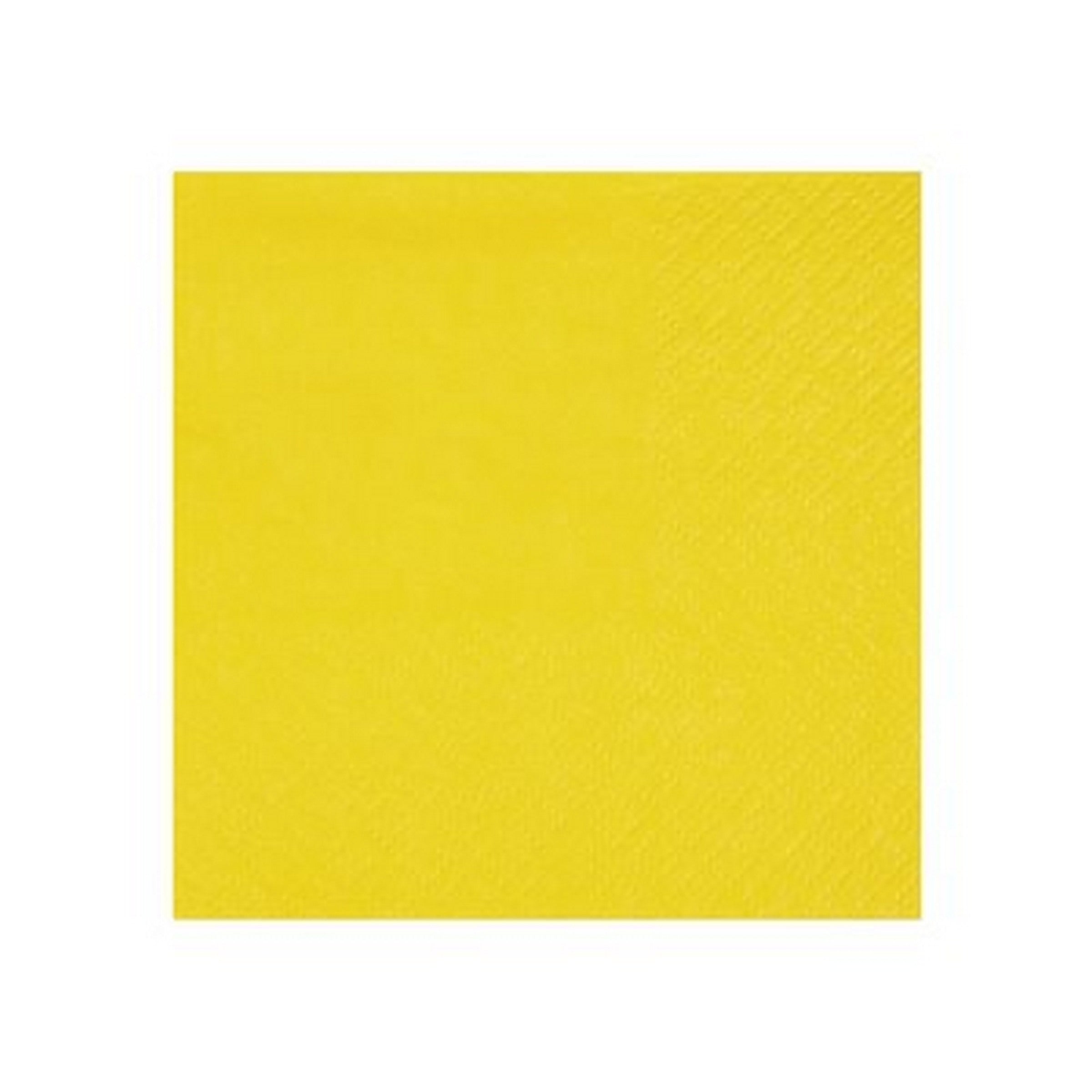 Rainbow Collection 25 Yellow Sunshine Cocktail Napkins - 3 Ply 8.3x7.9in