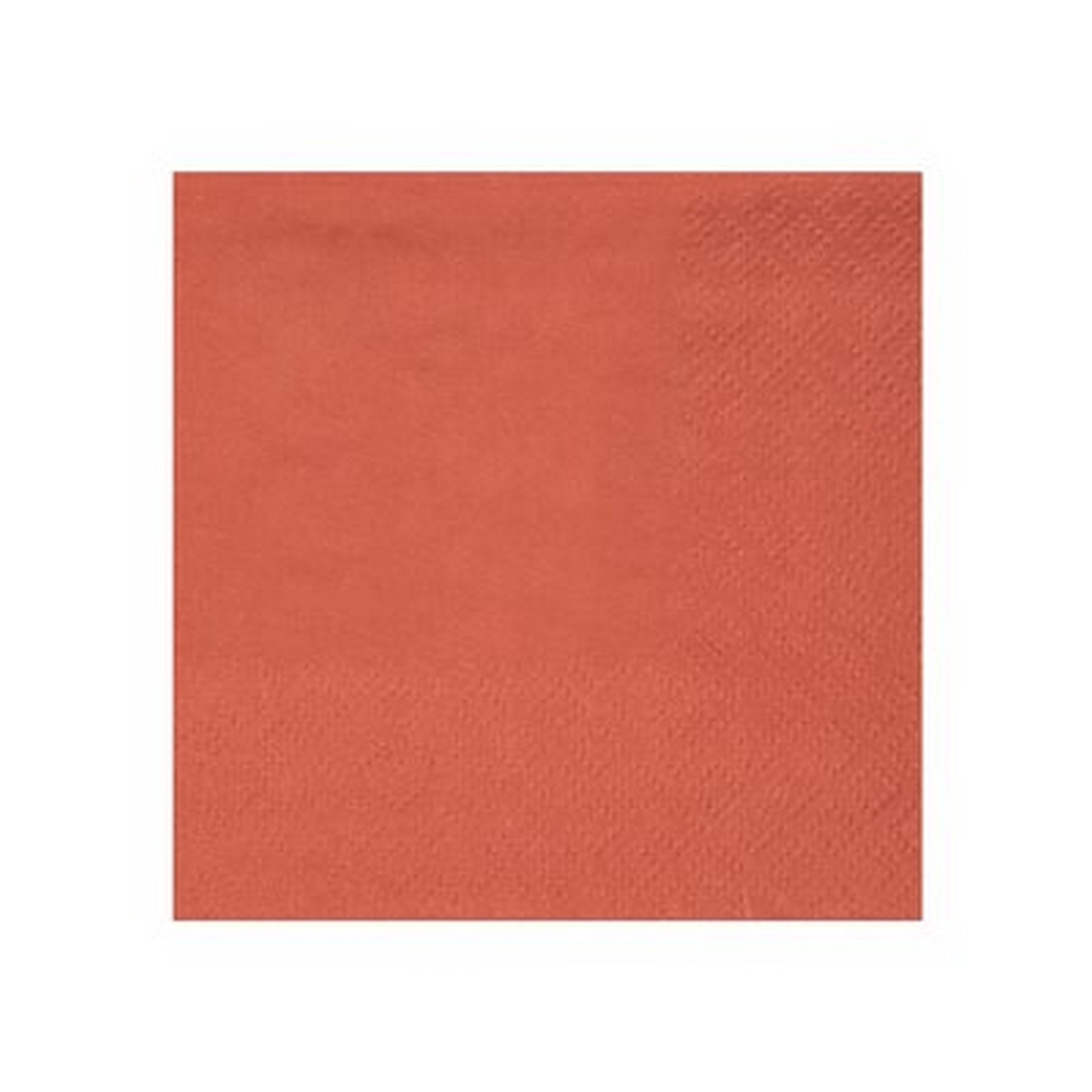 Rainbow Collection 25 Terracotta Cocktail Napkins - 3 Ply 8.3x7.9in
