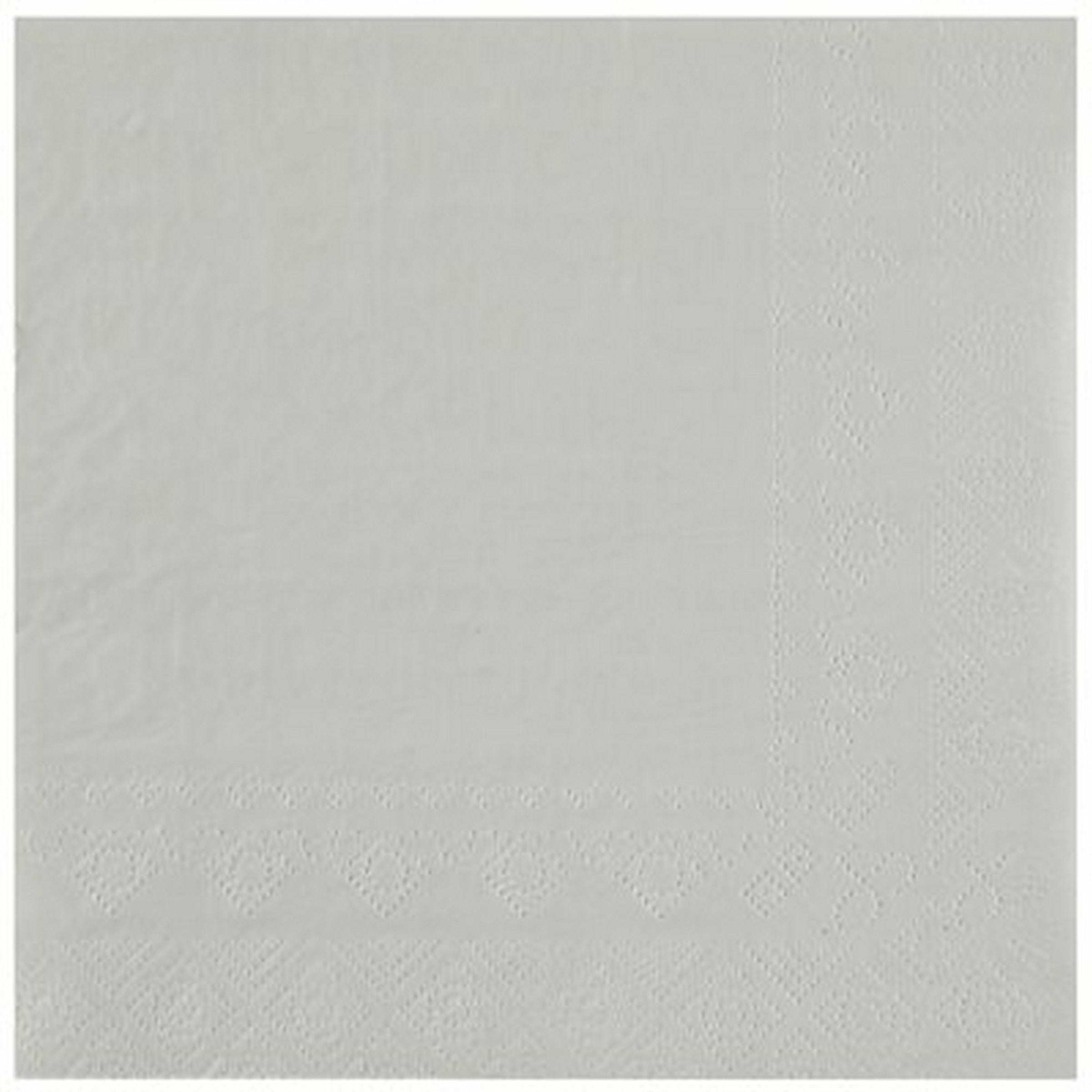 Rainbow Collection 25 Light Grey Luncheon Napkins - 2 Ply 13x13in