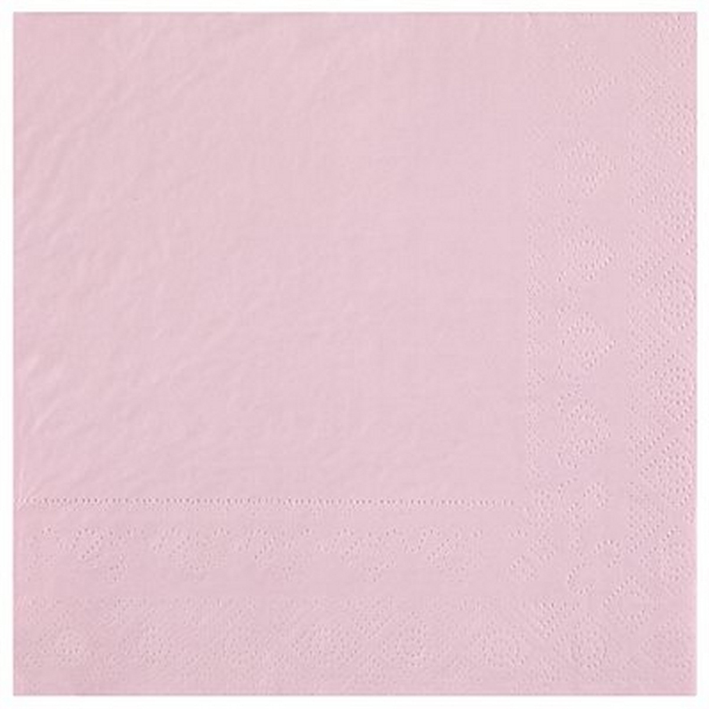 Rainbow Collection 25 Light Pink Luncheon Napkins - 2 Ply 13x13in