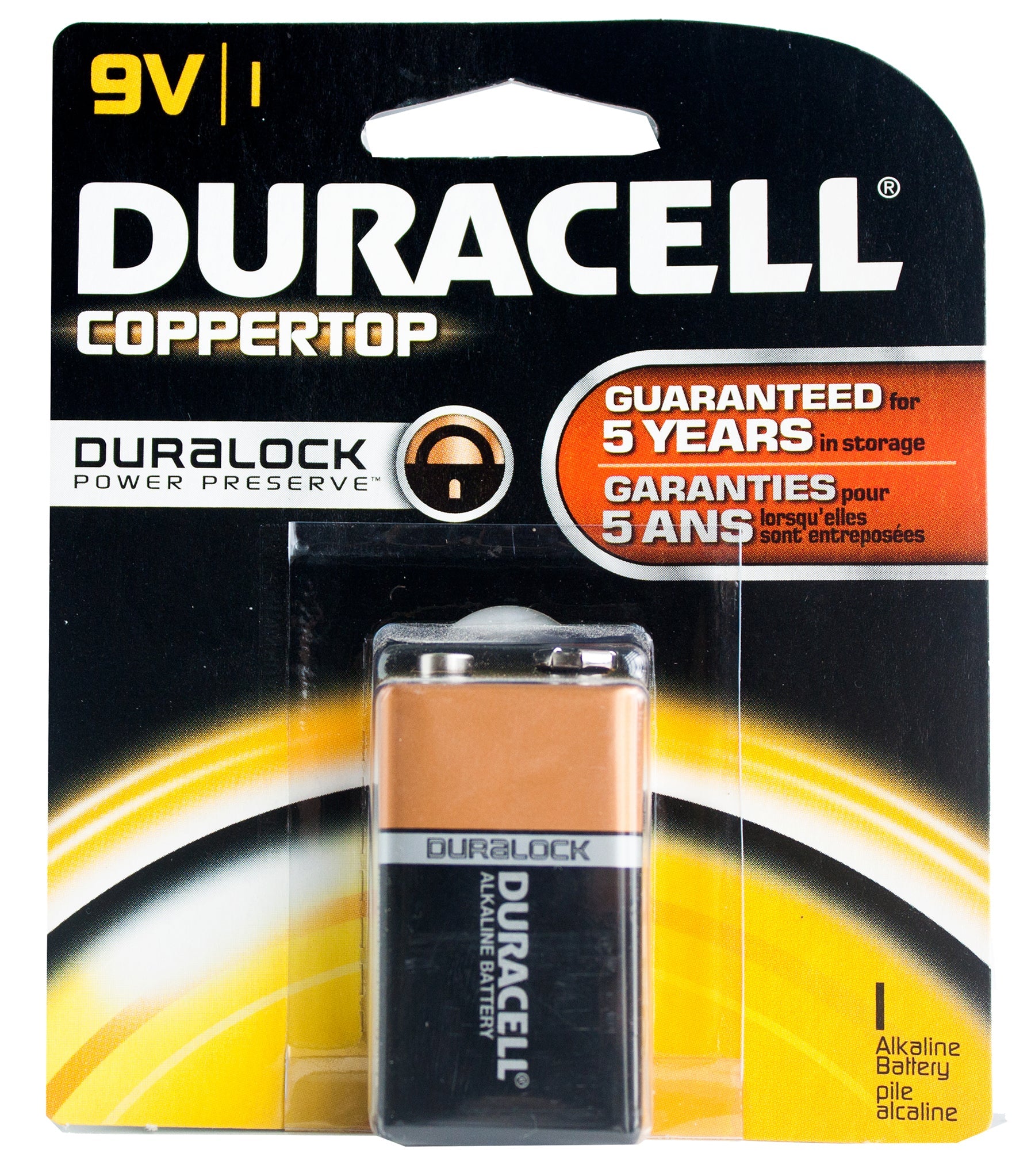 Duracell Alkaline 9V Battery Eco Fee $0.04SUS 