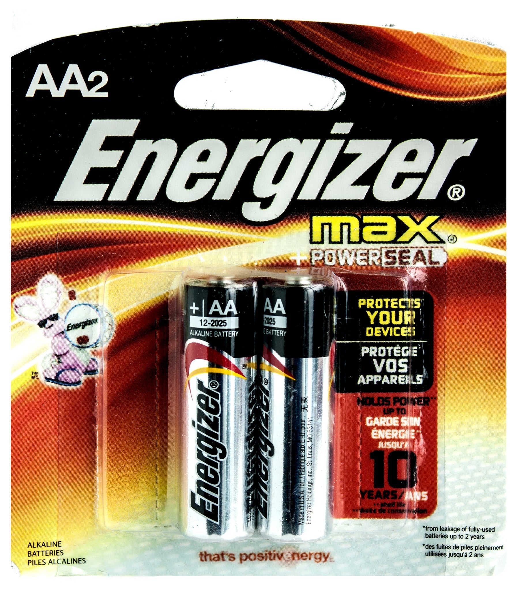 Energizer Max 2 AA Alkaline Batteries Eco Fee $0.12SUS 