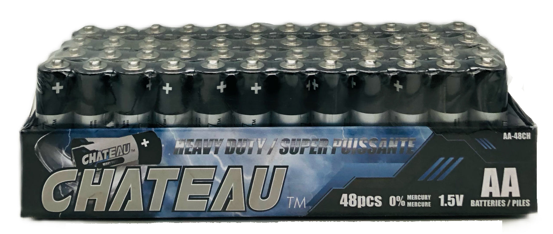 Chateau 48 AA Heavy Duty Batteries Eco Fee $2.88SUS 
