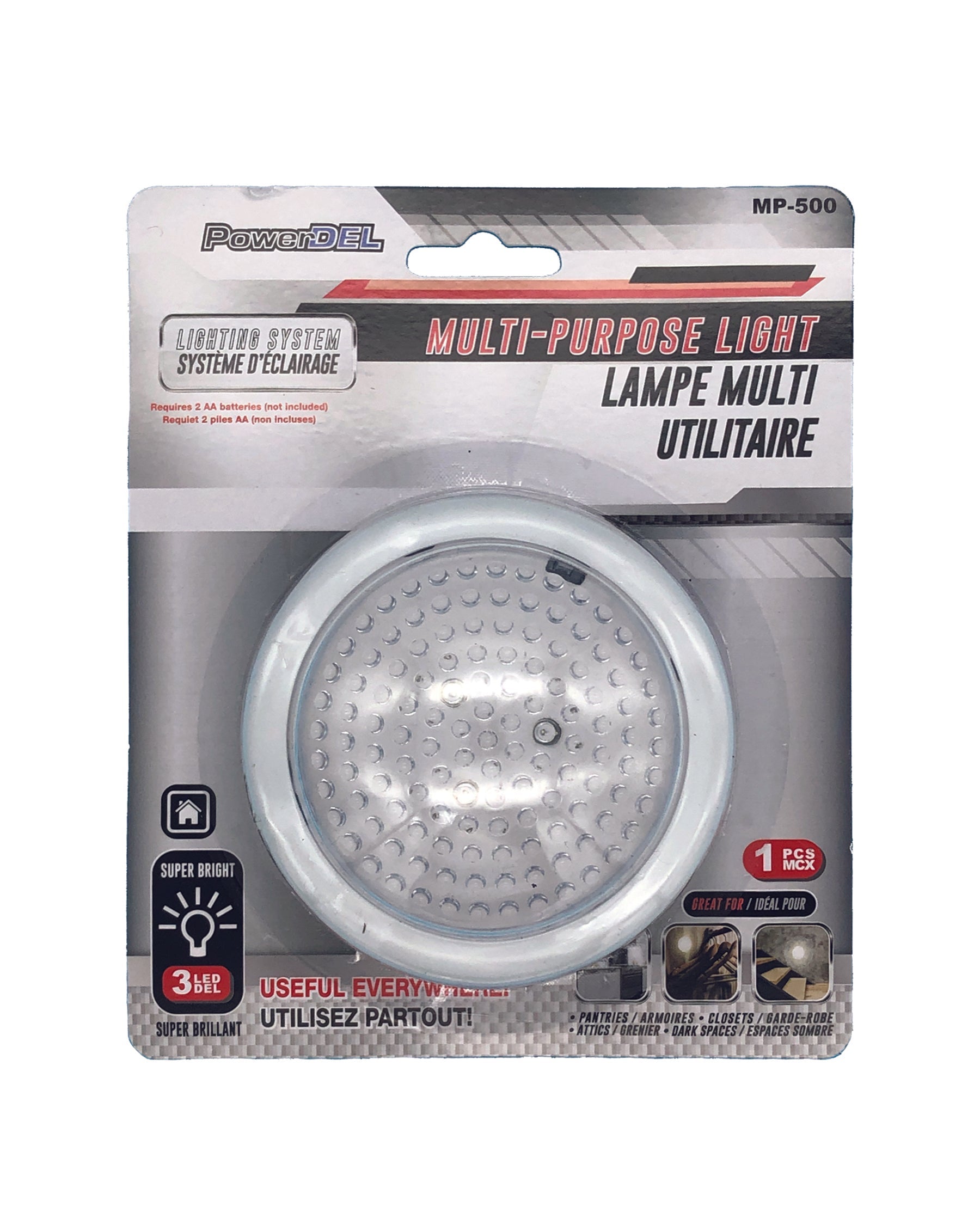 White Touch Multi-purpose Light 3.75in dia.