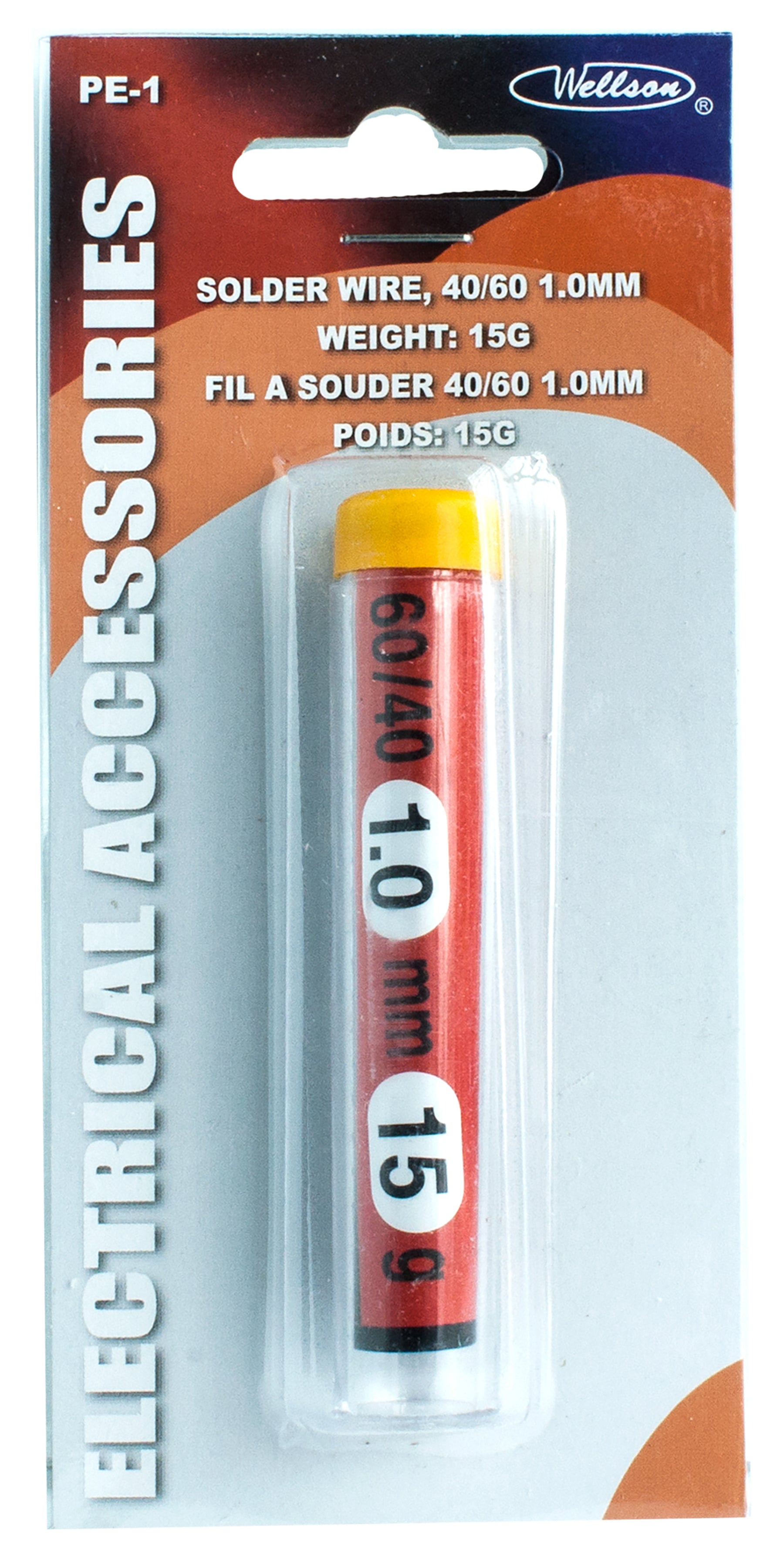 Wellson Solder Wire 40/60 1.0mm 15g 