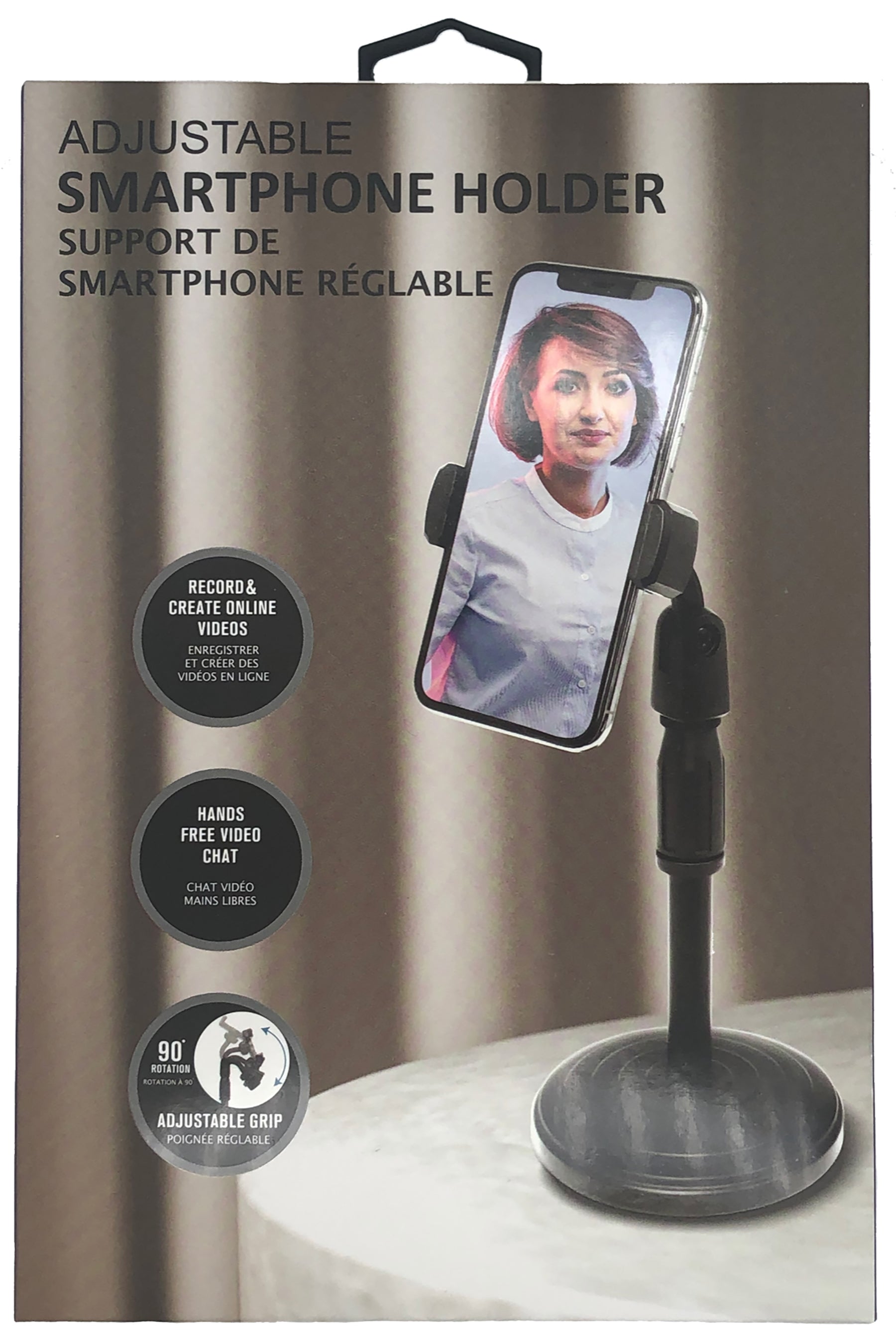 Ajustable Smartphone Holder Up to 15in Tall