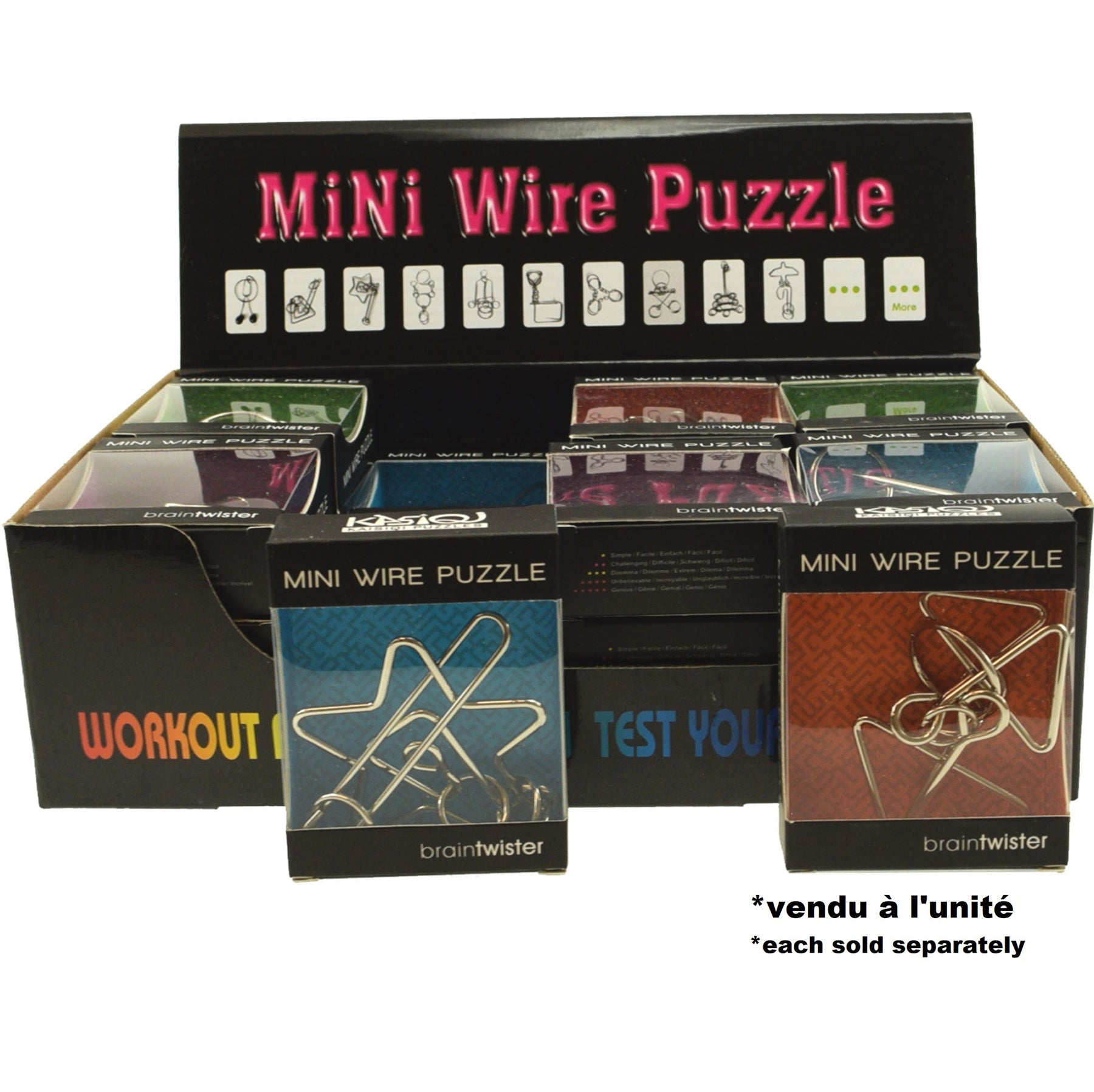Metal Wire Puzzle 2.5x3.25in Box