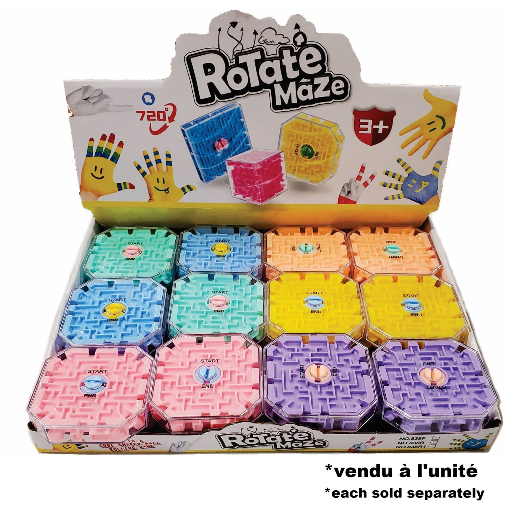 Maze Pastel - Plastic 2.75in 3+