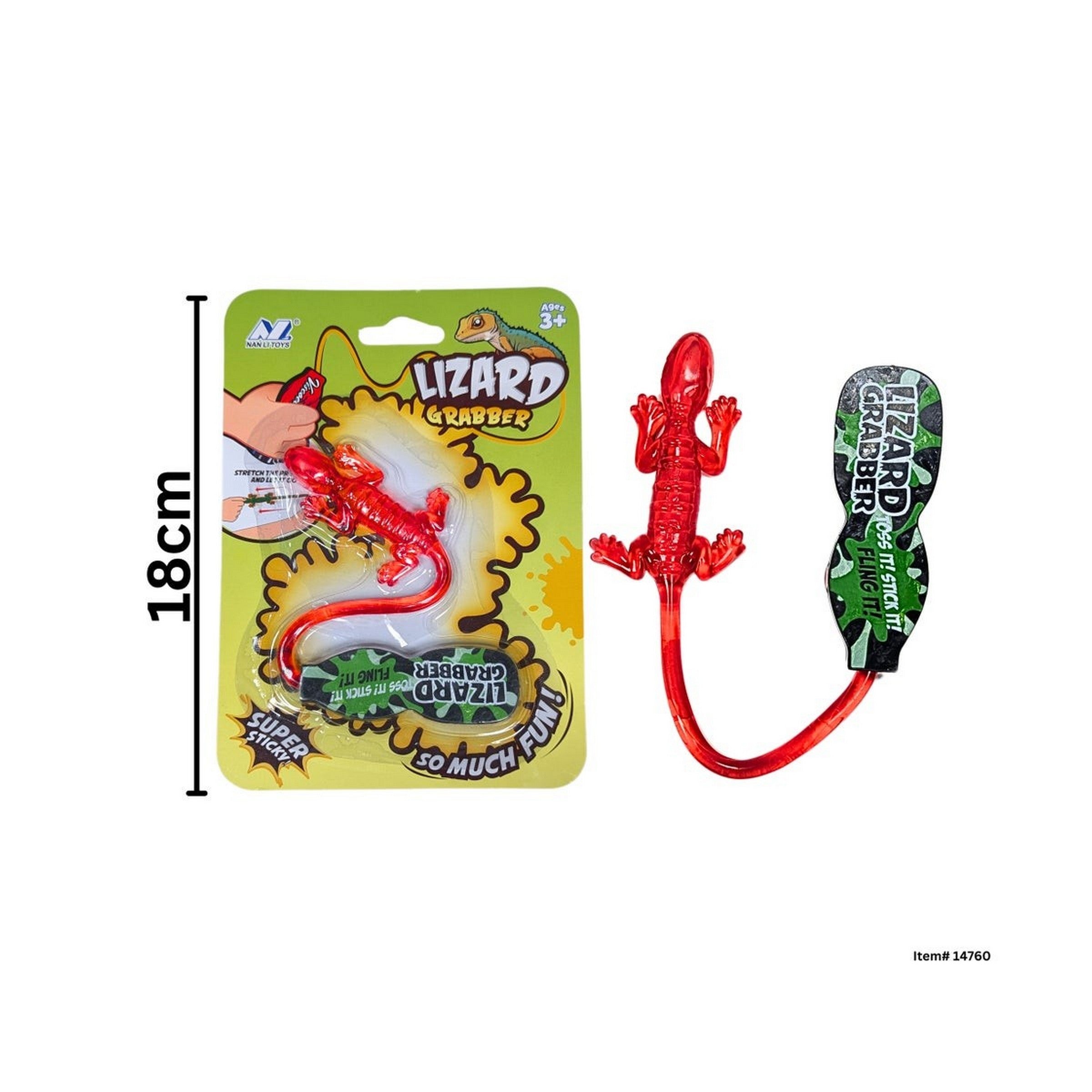 Lizard Grabber - Super Sticky 2.5in Age 3+ 
