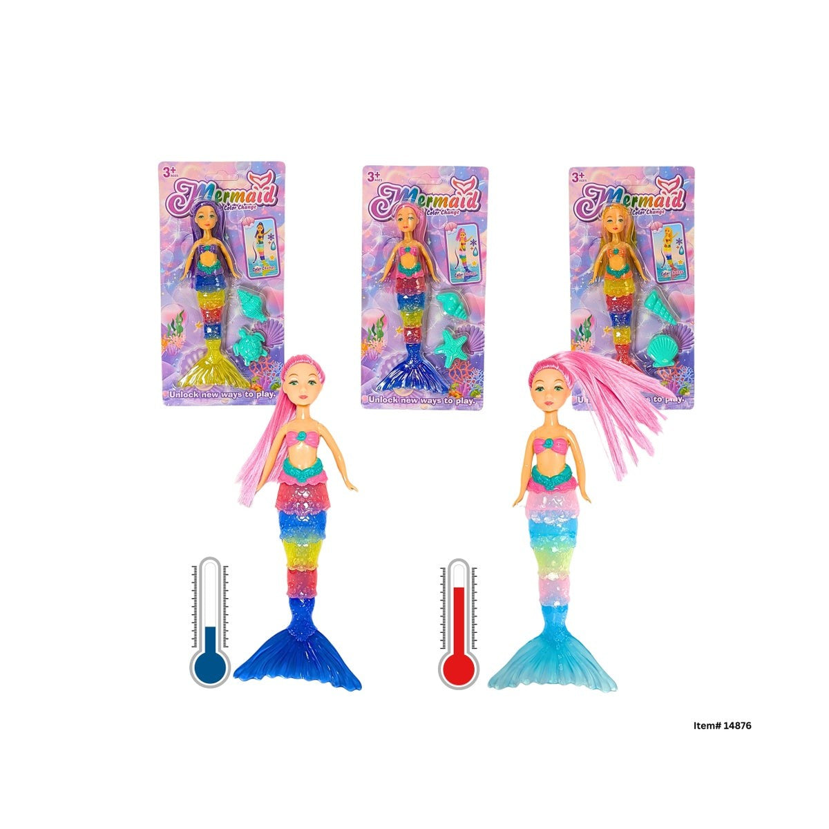 Changing Color Mermaid - 20 cm - 3 years+