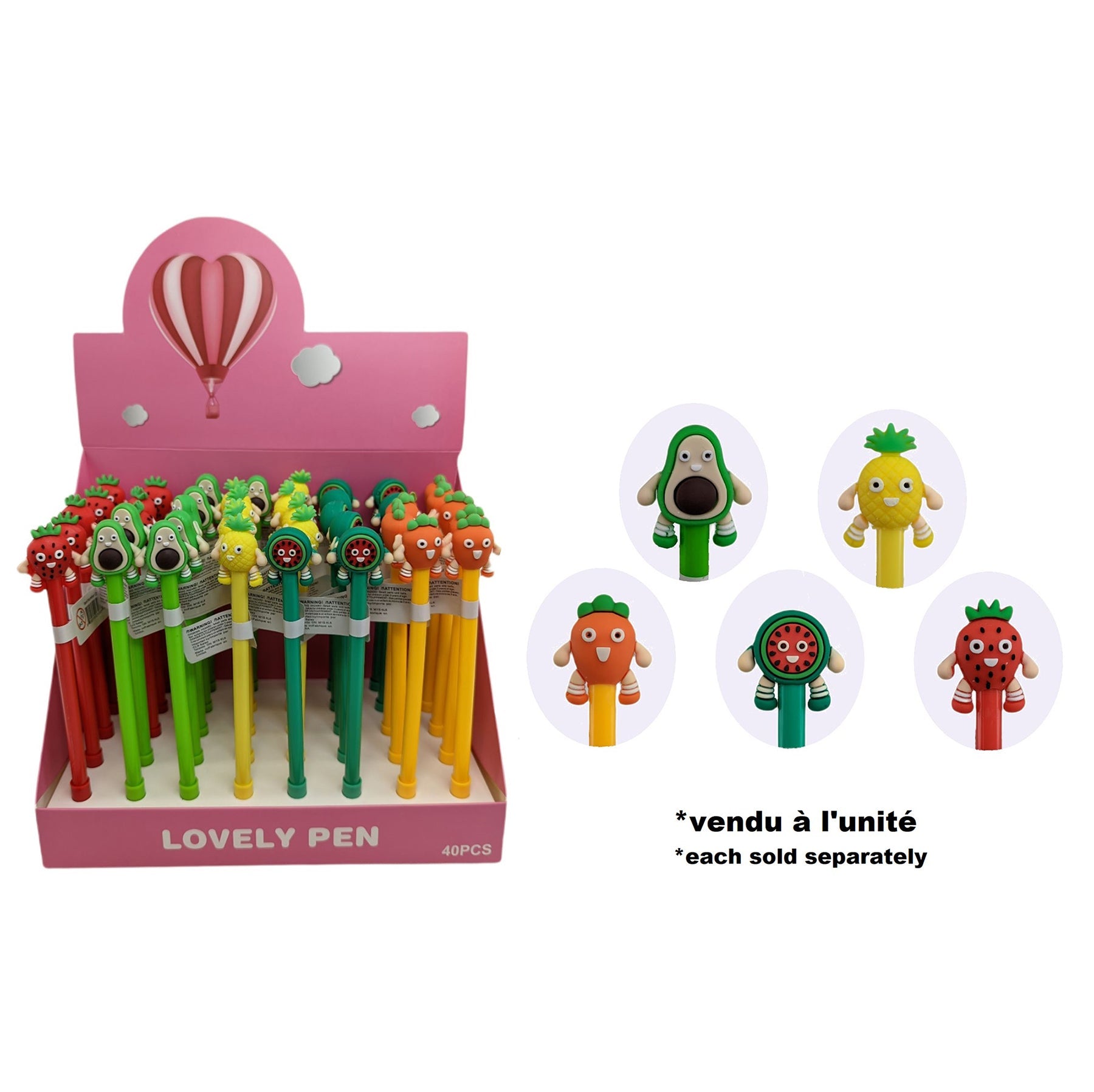 Cute Fruit Gel Pen 7in