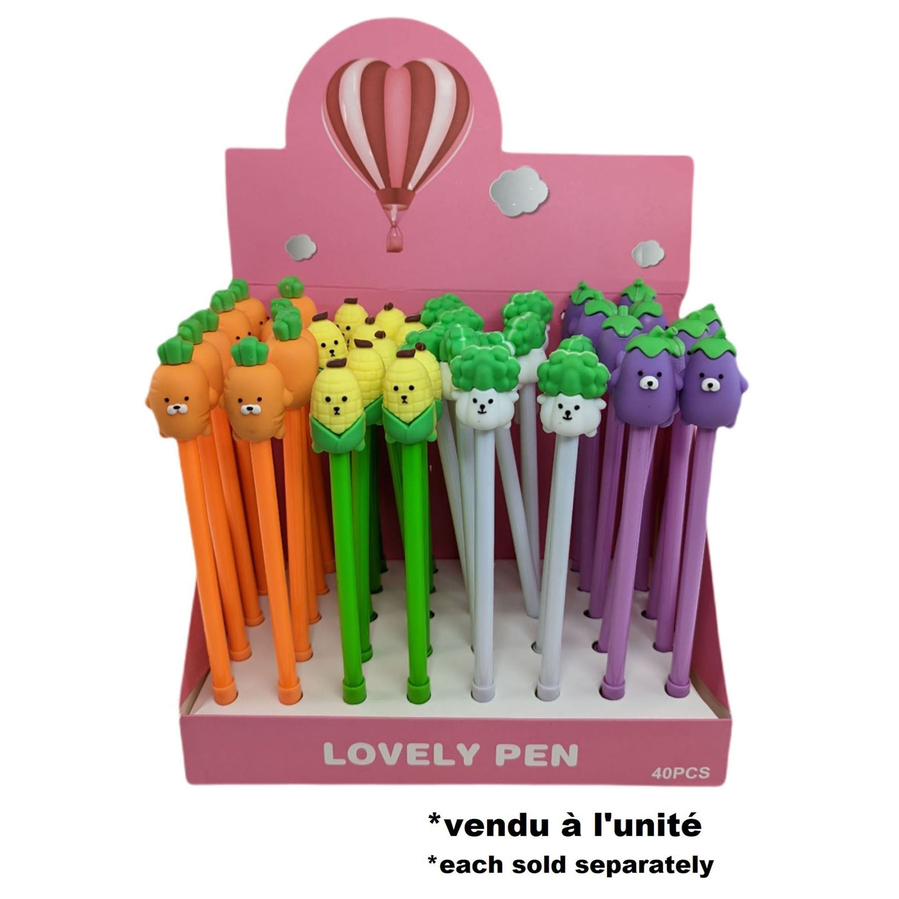 Cute Veggie Gel Pen 7in