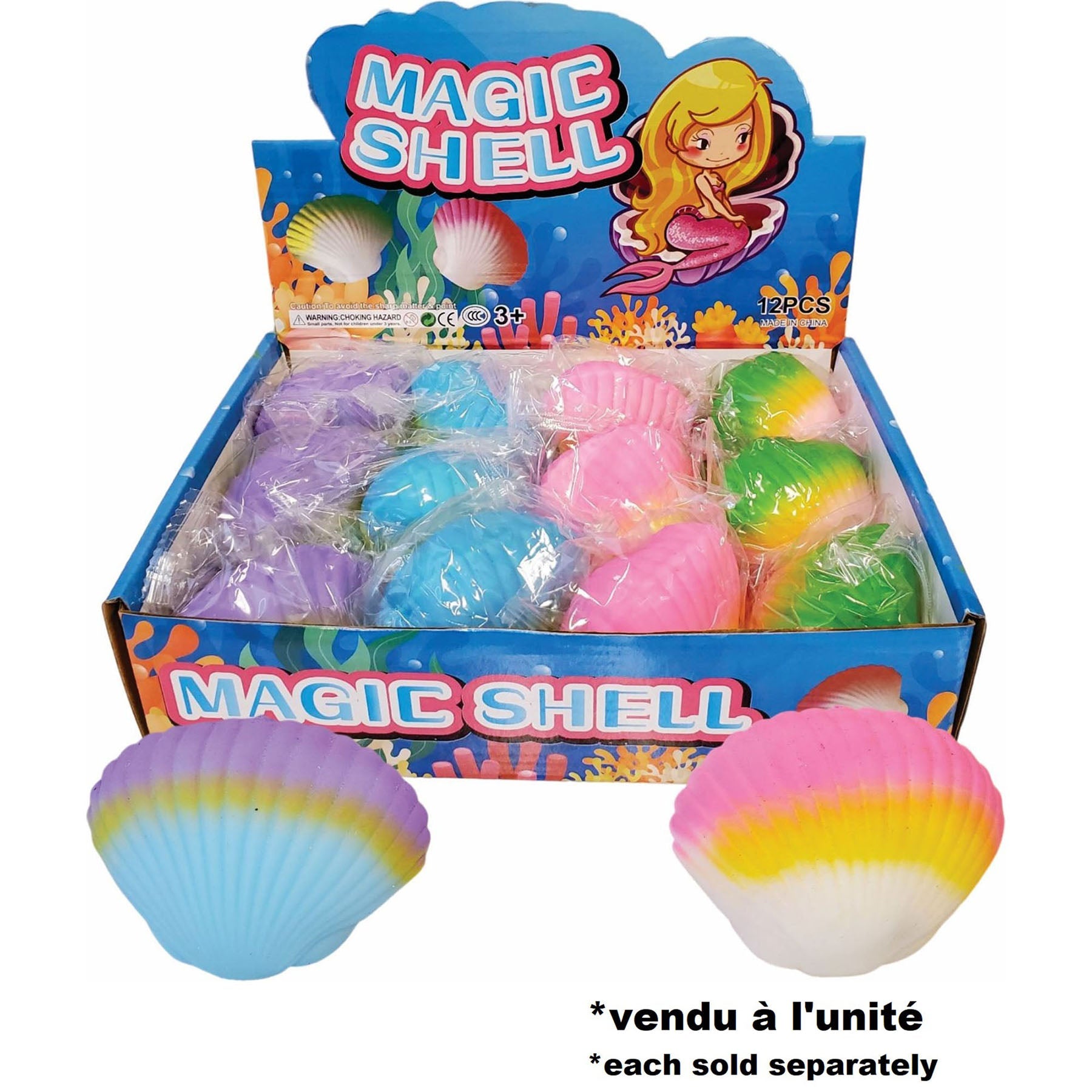Magic Shell Stress Toy 3.5x2.5in 3+