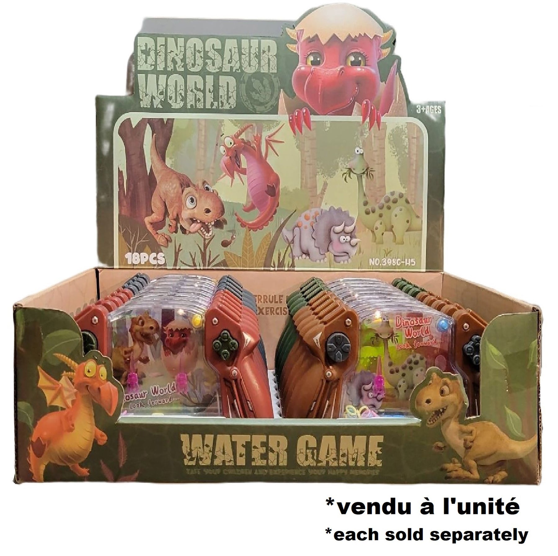 Handheld Dino Water Game 6x4in 3+