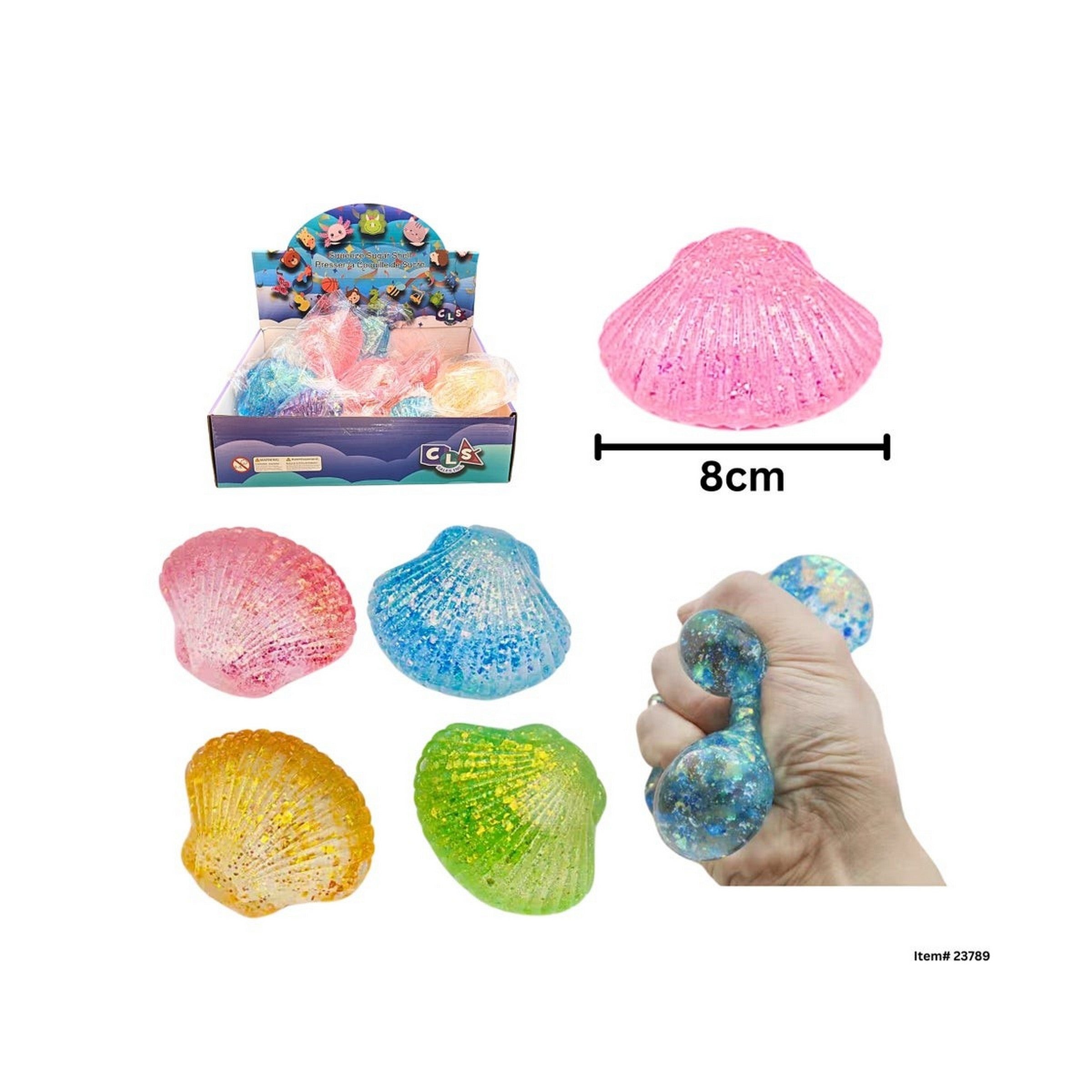 Squeeze Sugar Shell 3.5x2.75in  Age 3+  VRT
